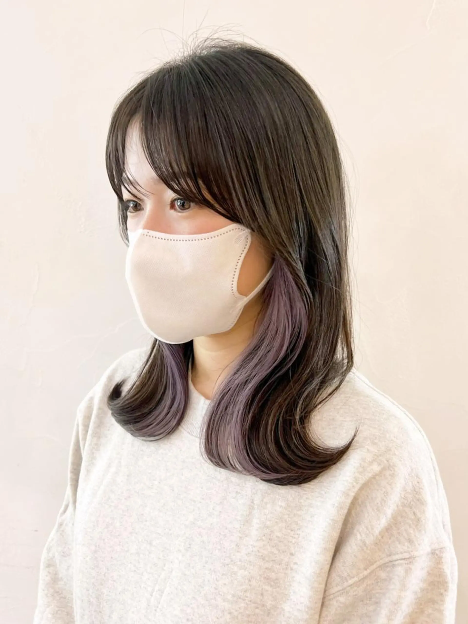 ミディアム ITbyALBUM 八王子店のヘアスタイル