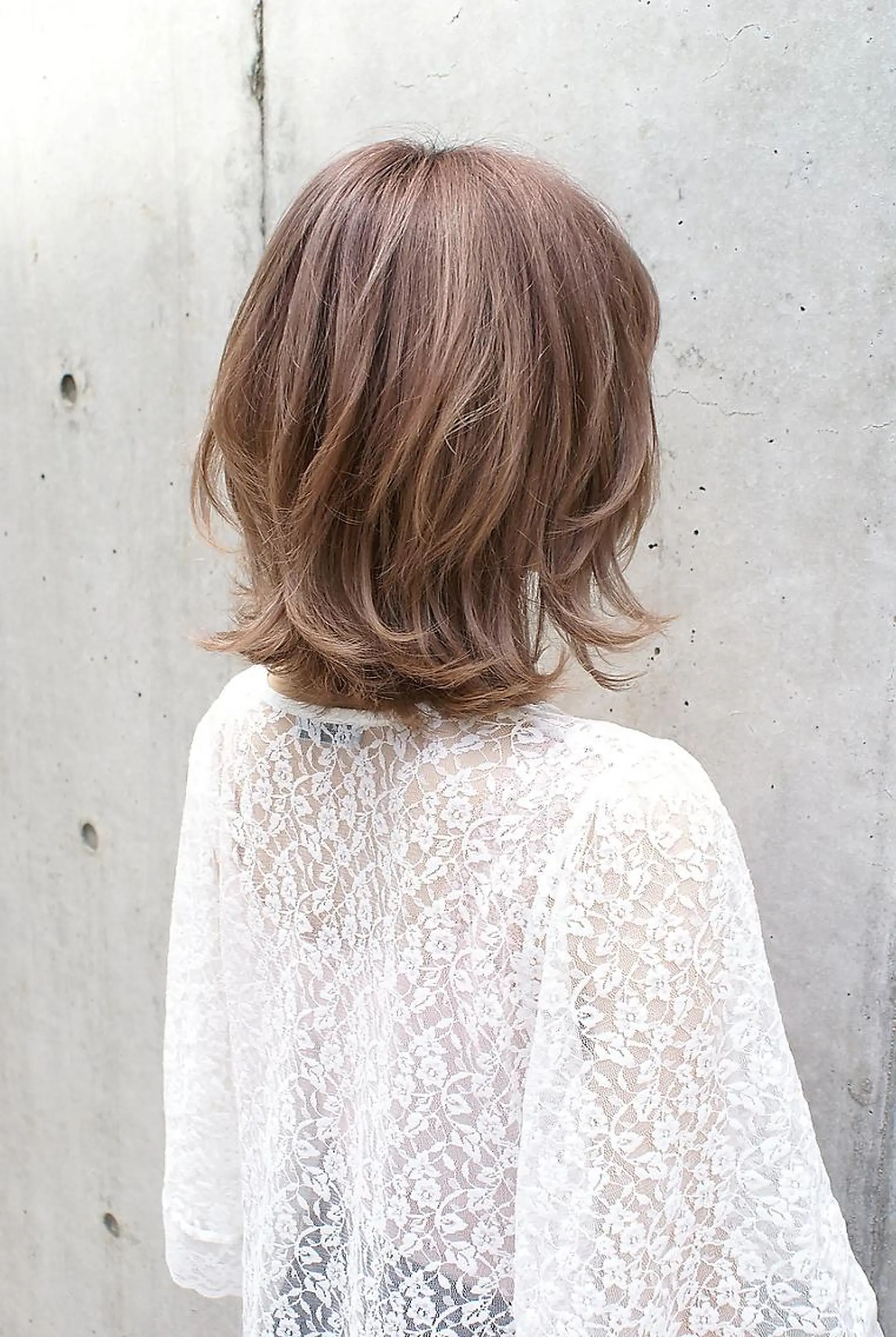 カラー ミディアム ウルフカット カット 🍒矢ヶ崎珠枝 🍒Directorのヘアスタイル