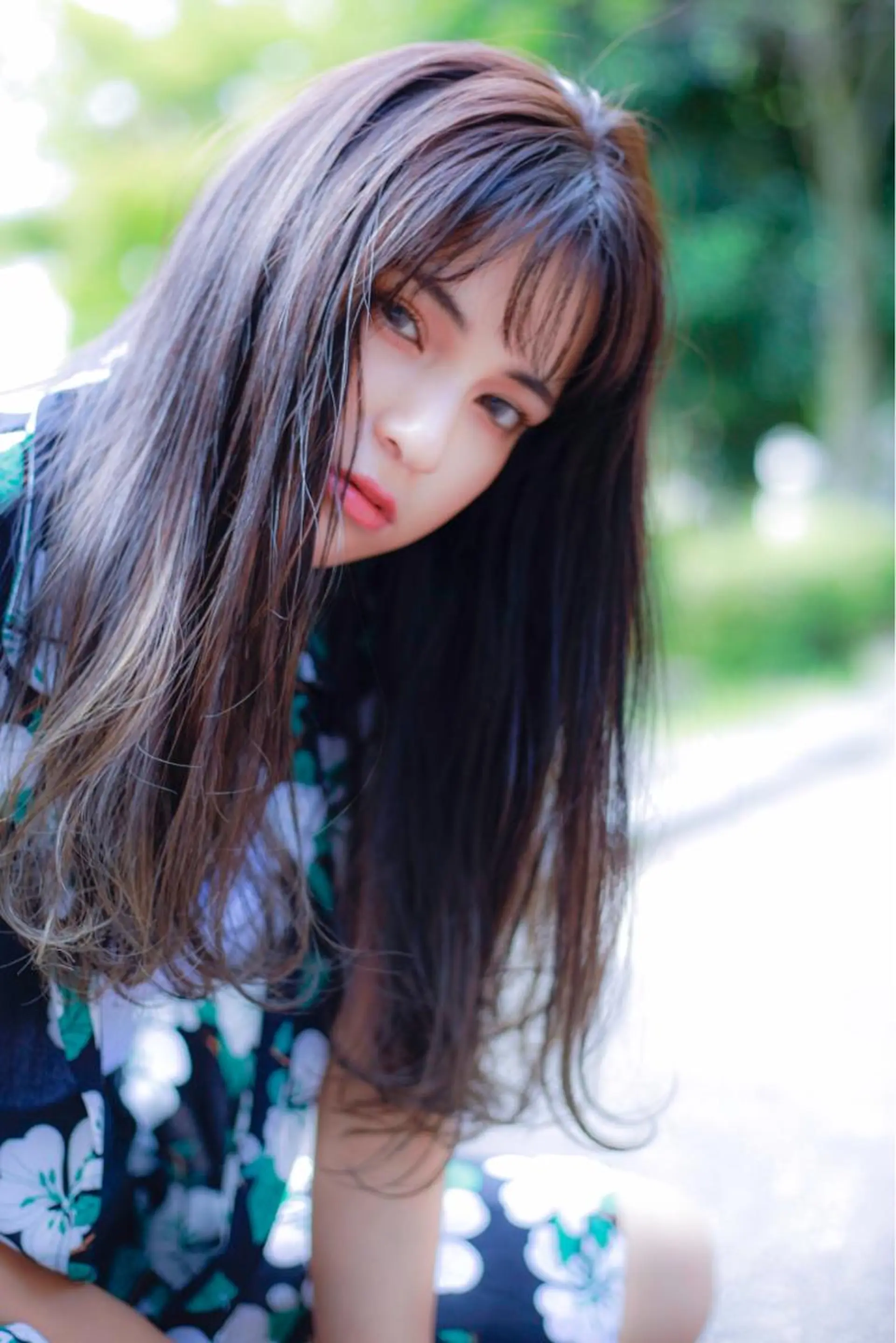 ロング 永田 崇のヘアスタイル