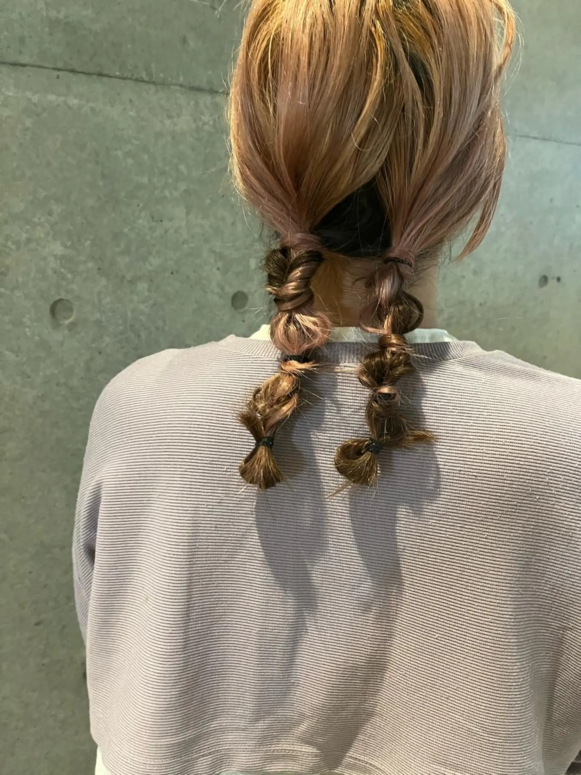 セミロング ヘアアレンジ 透明感カラー/ レイヤーkotonoのヘアスタイル