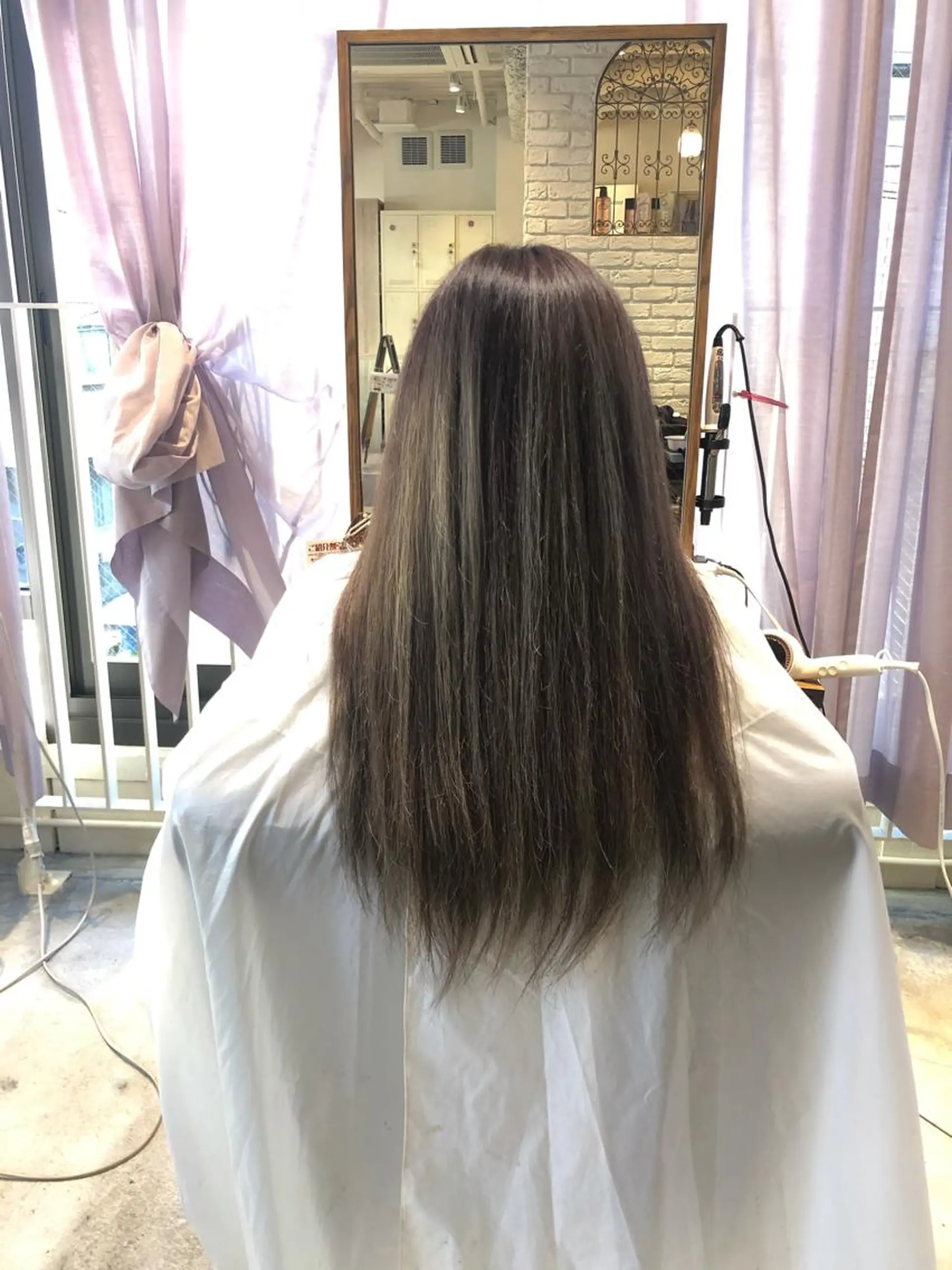 セミロング カラー ヘアアレンジ 柳井 準平のヘアスタイル