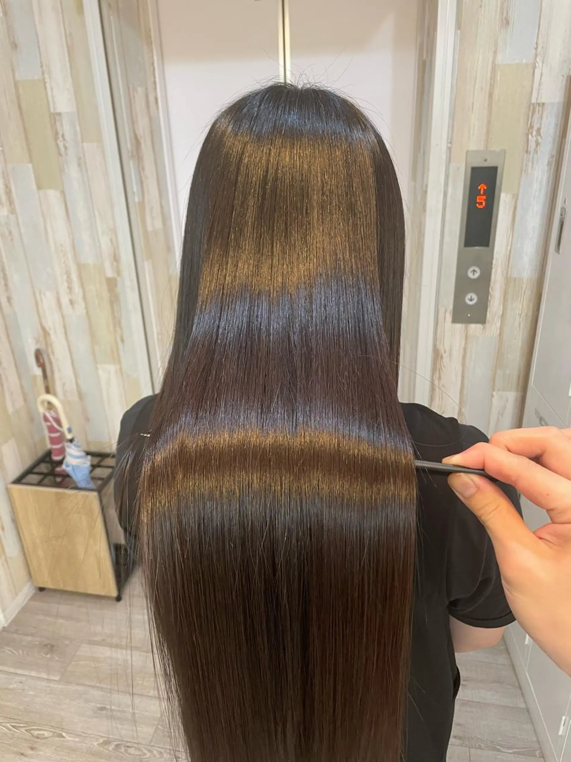 ロング カラー 髪質改善 トリートメント HIKARU副店長/ ✨️髪質改善のヘアスタイル