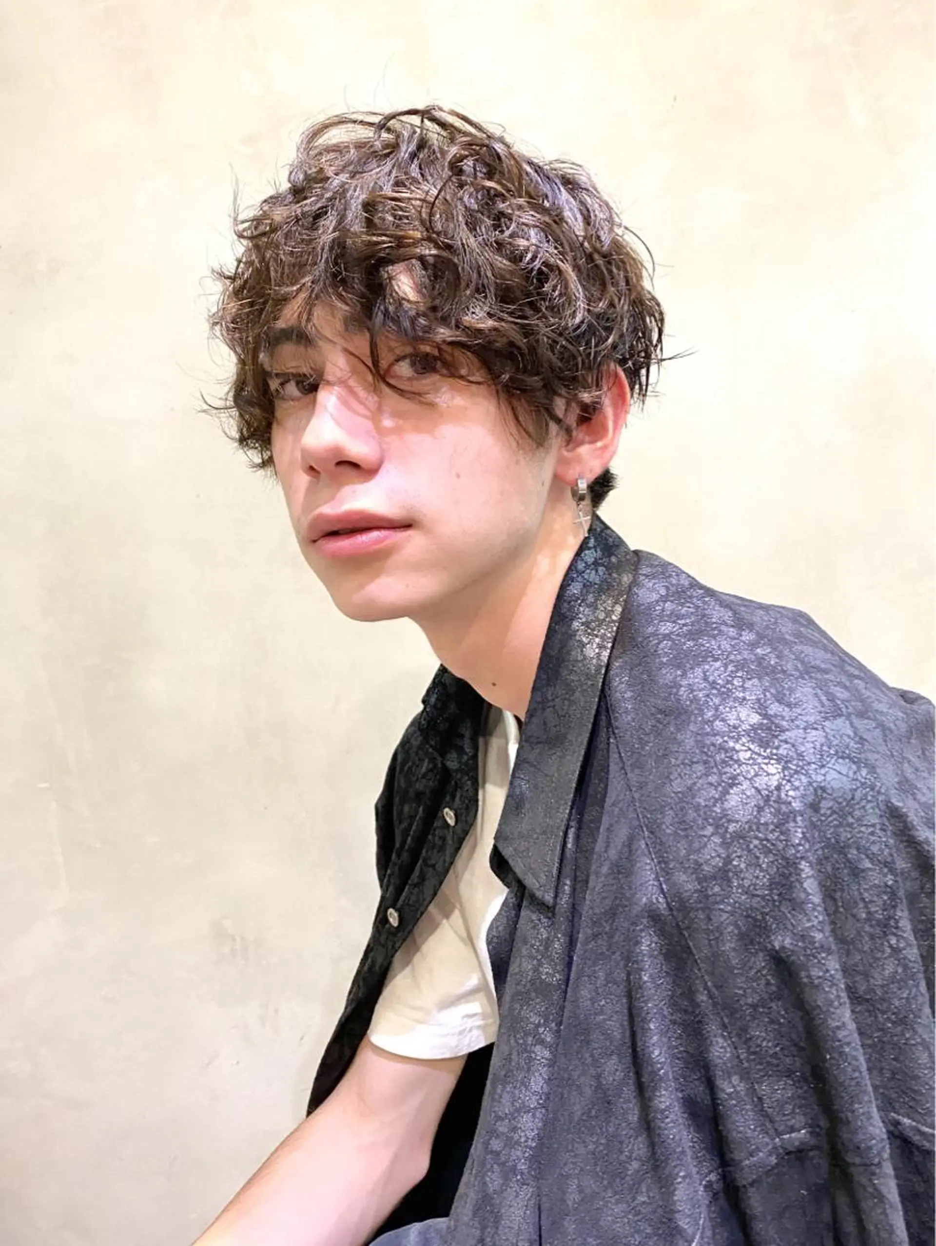 ショート カラー パーマ メンズ amie蒲田西口所属・🫧褒められ艶髪🫧 Minamiのヘアスタイル