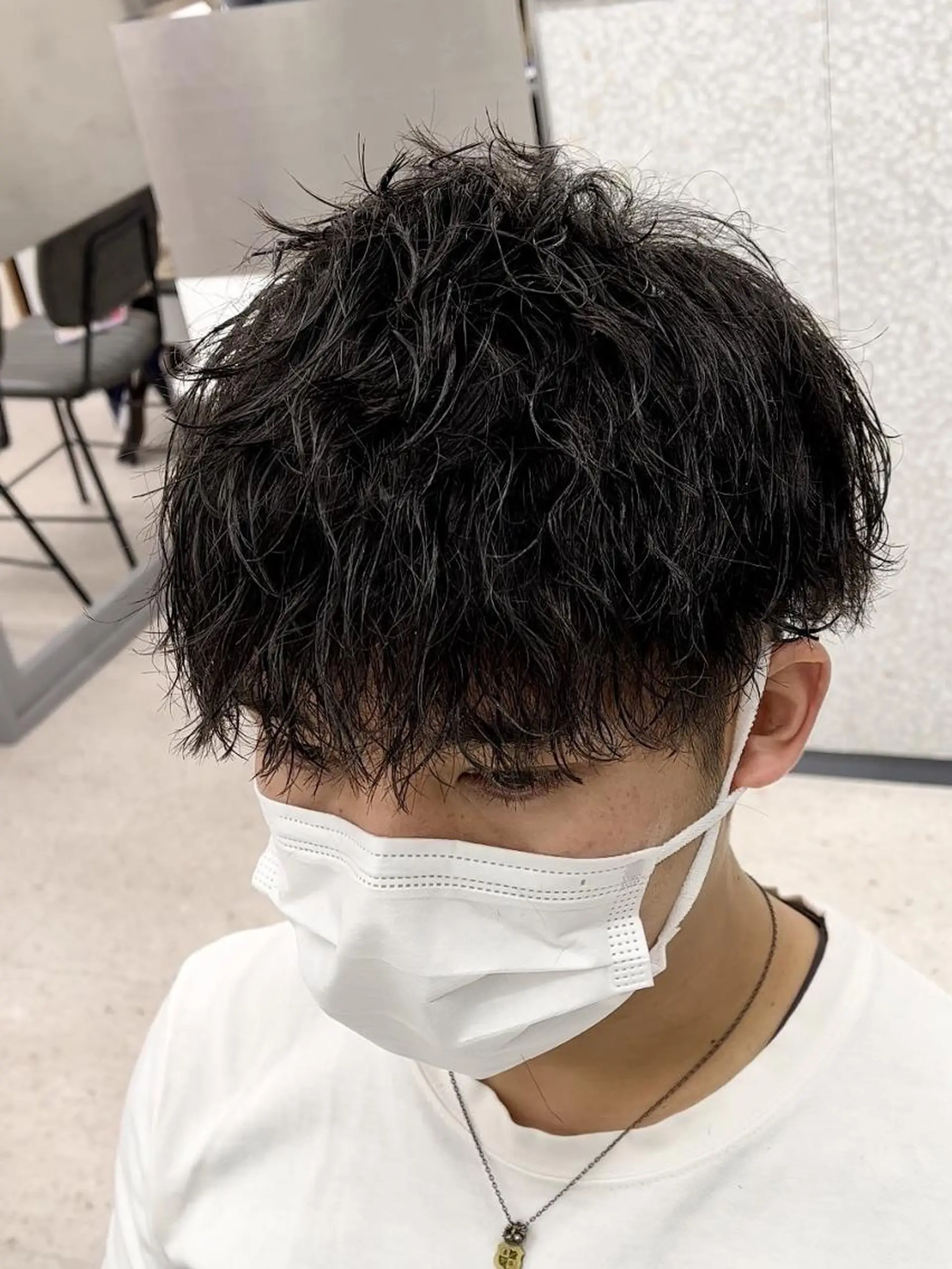 メンズ 🍐シャドウパーマ メンズ特化/守岡🍐のヘアスタイル