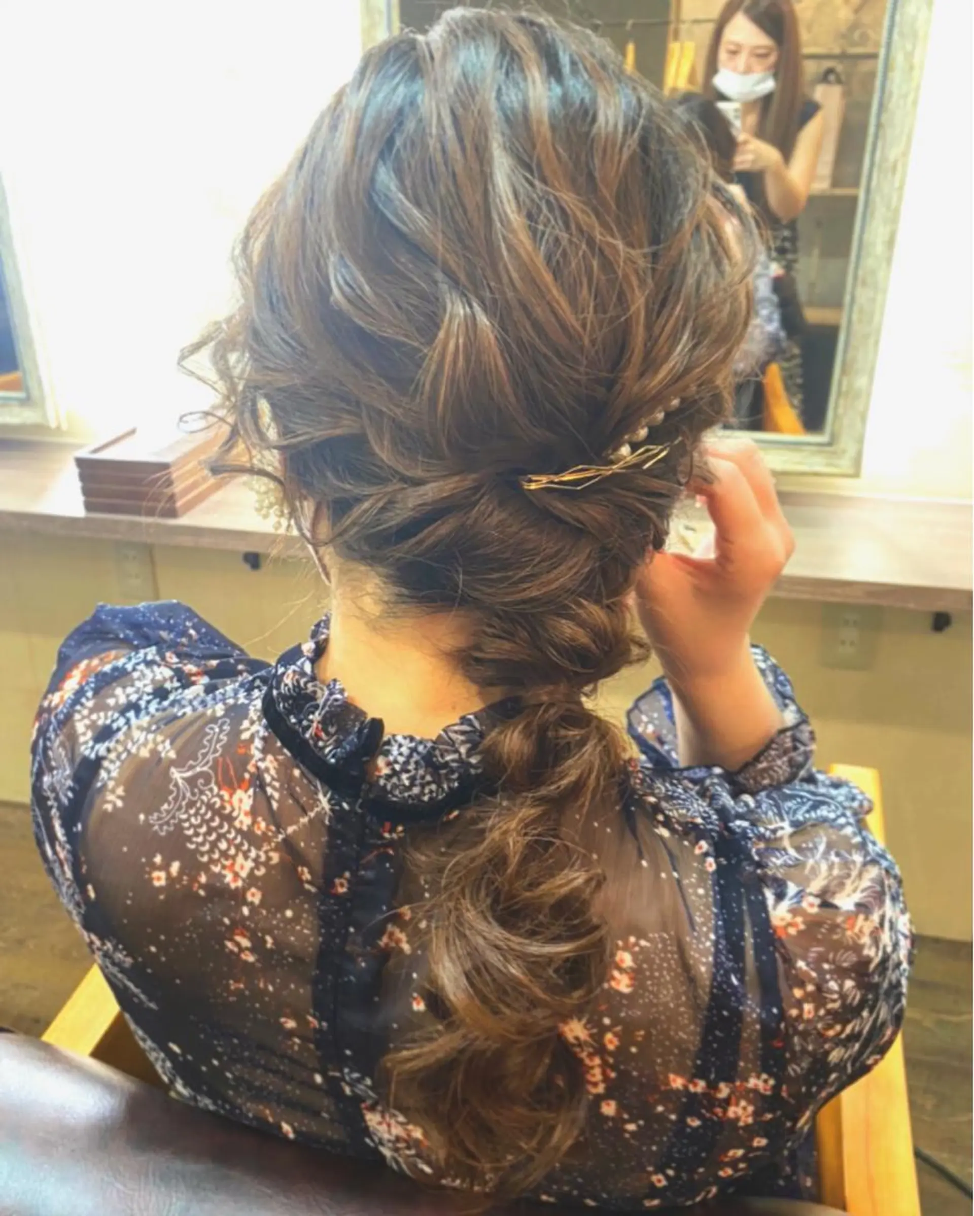 ロング 田井中 悠紀のヘアスタイル