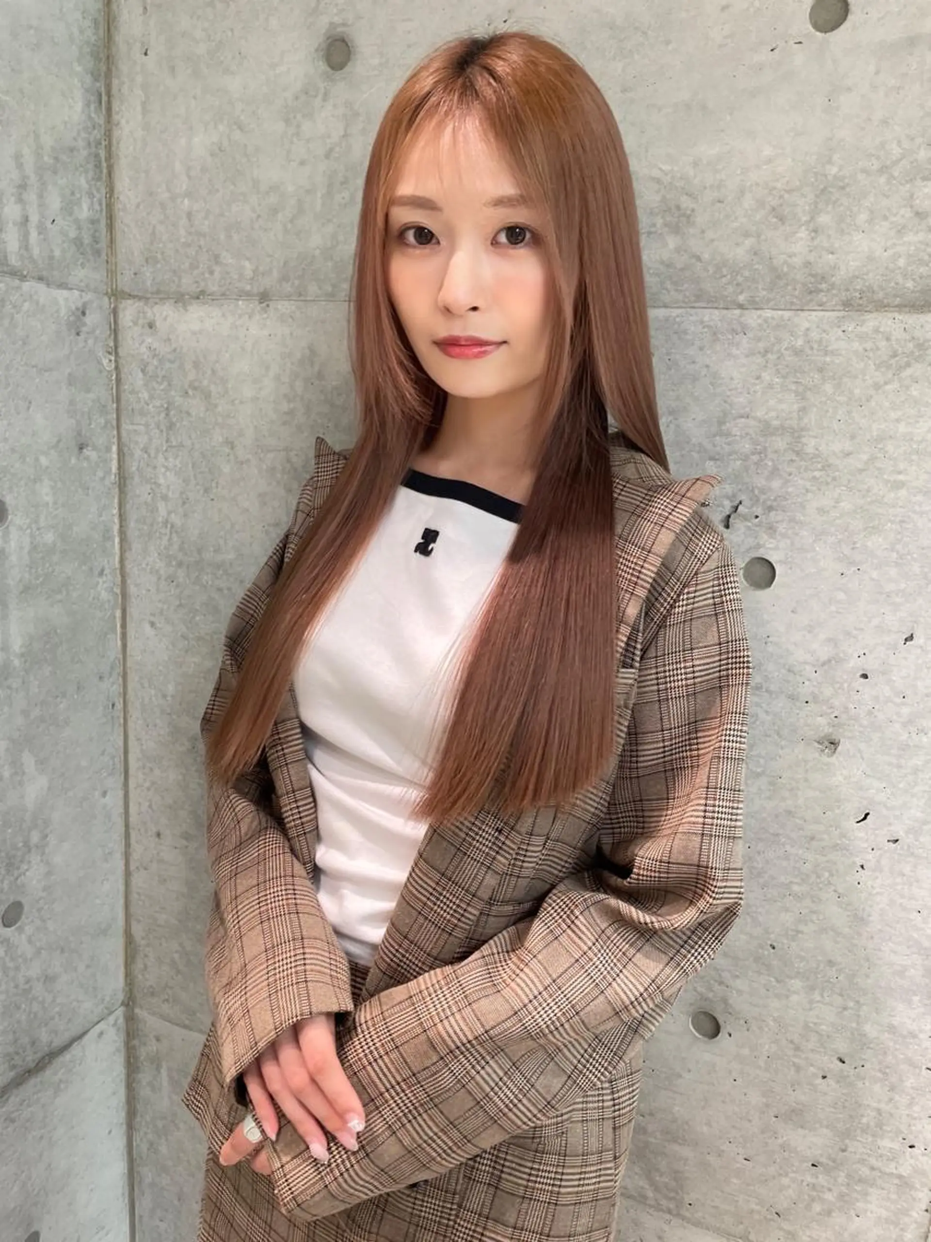 ロング 縮毛矯正 トリートメント 《髪質改善✖️オリー ブ🧸》小嶋拓也のヘアスタイル