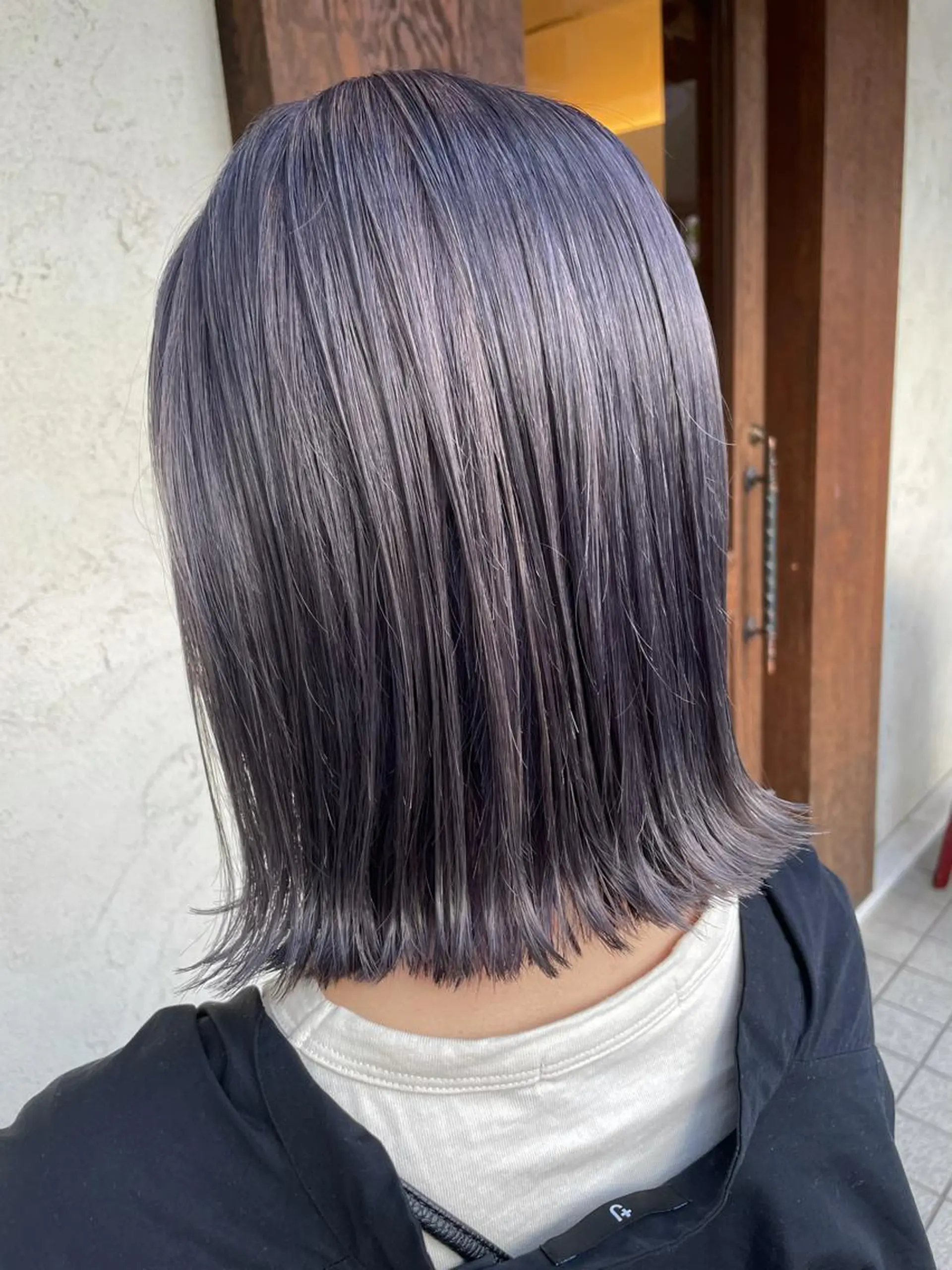 ミディアム カット ヘアカラー トリートメント しもかわ かほのヘアスタイル