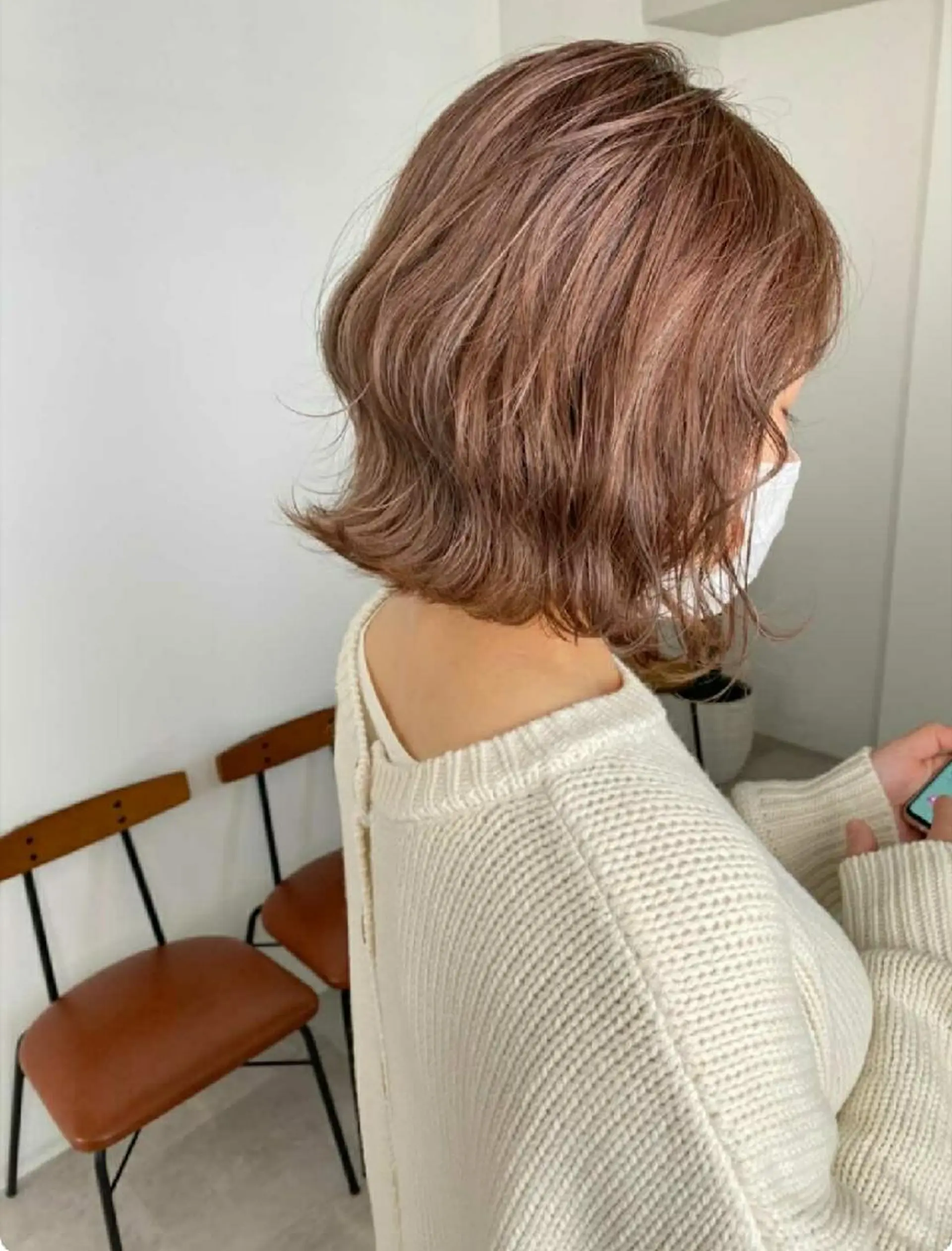 ショート ハイライト ヘアカラー トリートメント 難波/白髪ぼかし/ KAORIのヘアスタイル