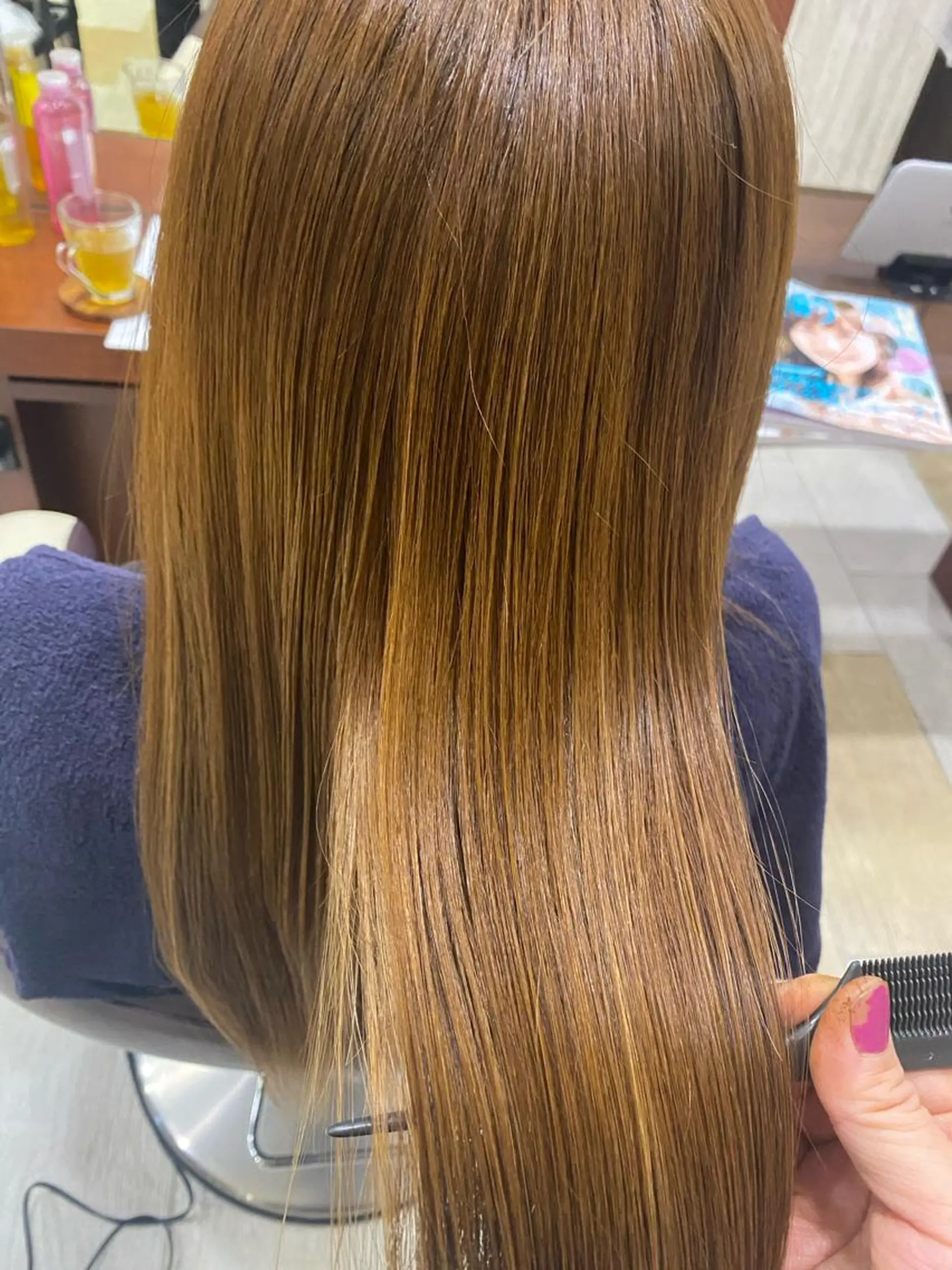 ロング カラー カット ヘアカラー トリートメント 🦋店長🦋 ほんさわ みずきのヘアスタイル