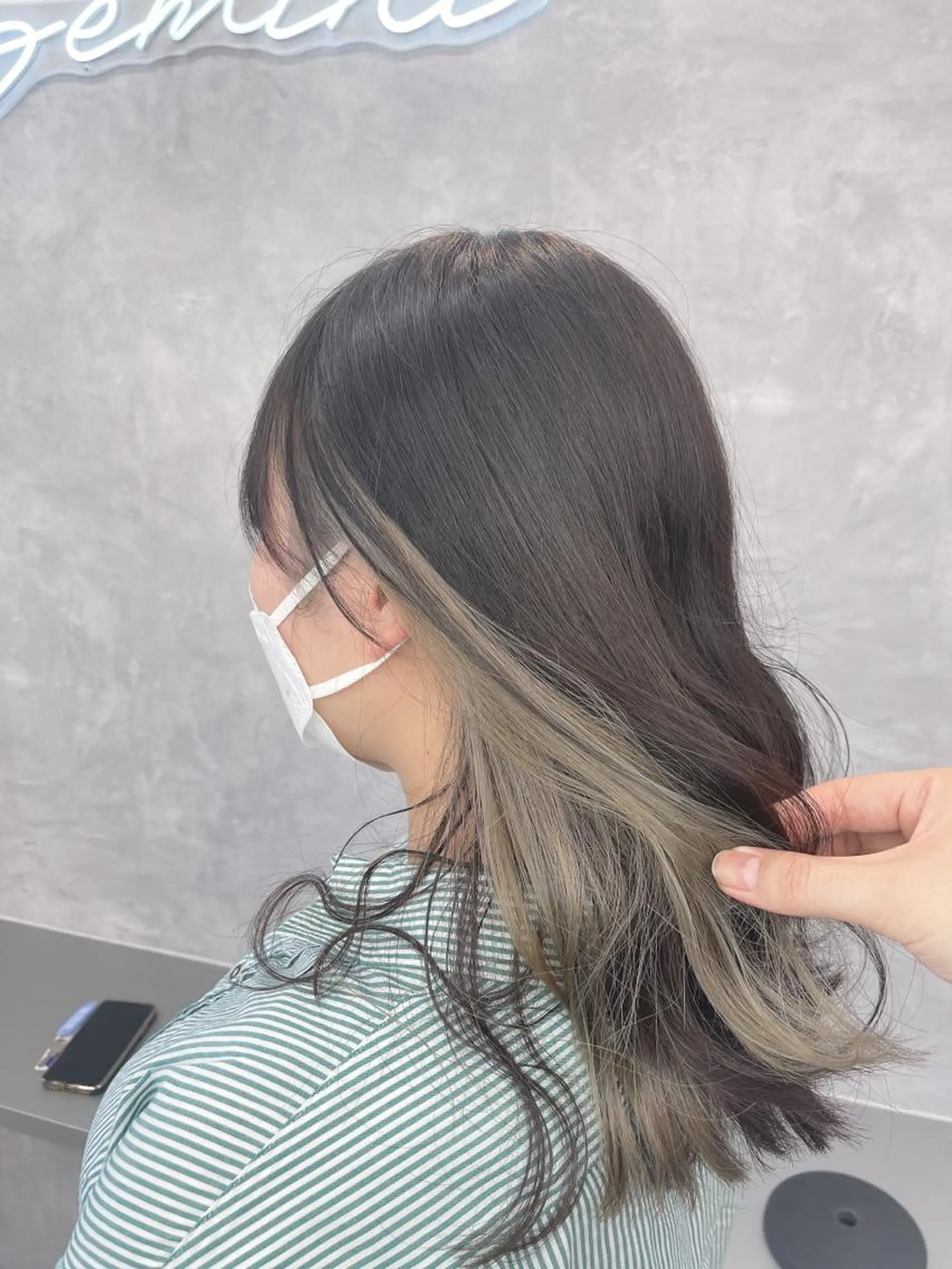 カラー Gemini代表 Maedaのヘアスタイル