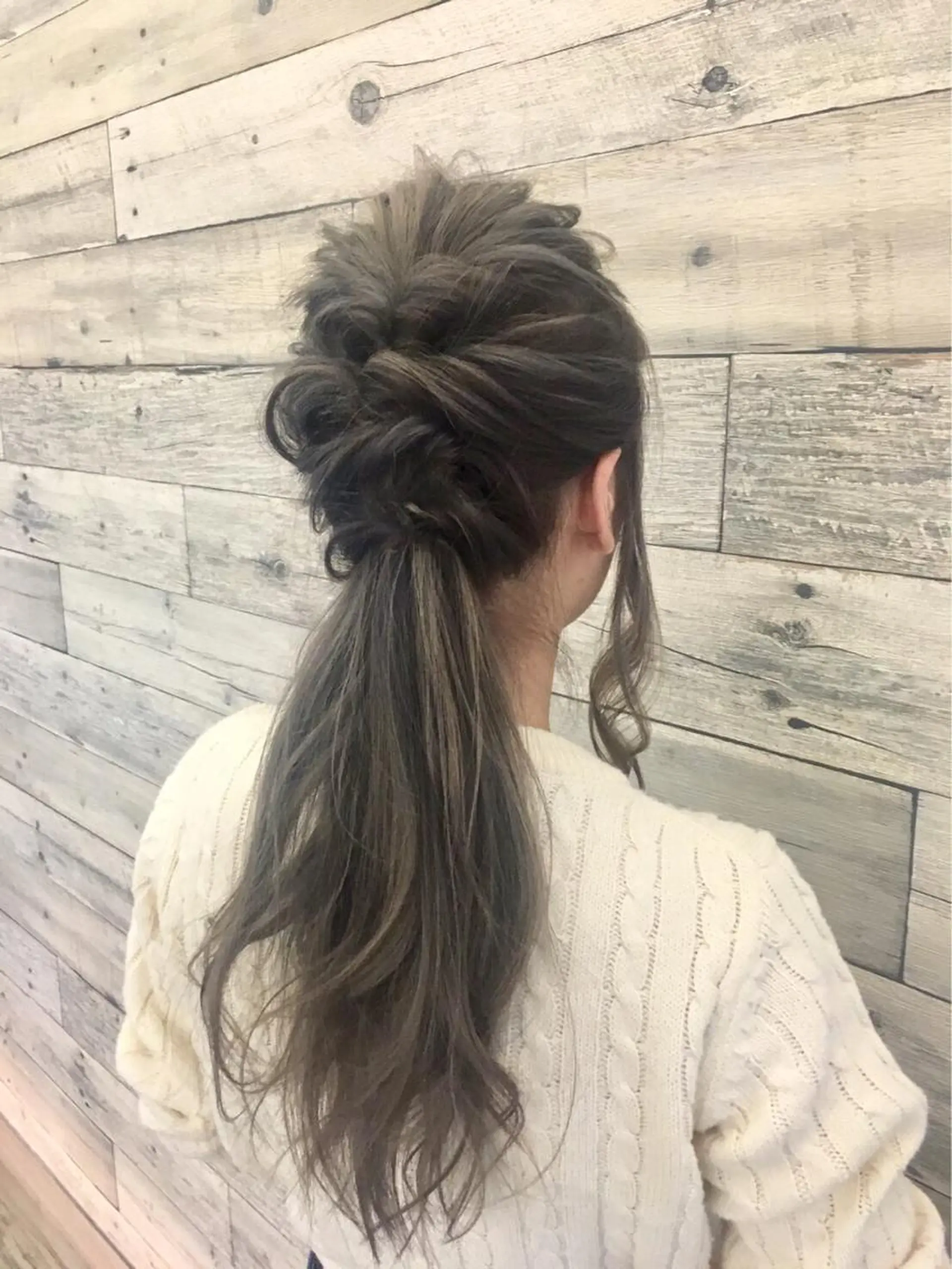 ロング カット ヘアカラー slow所属・名取 純平のヘアスタイル