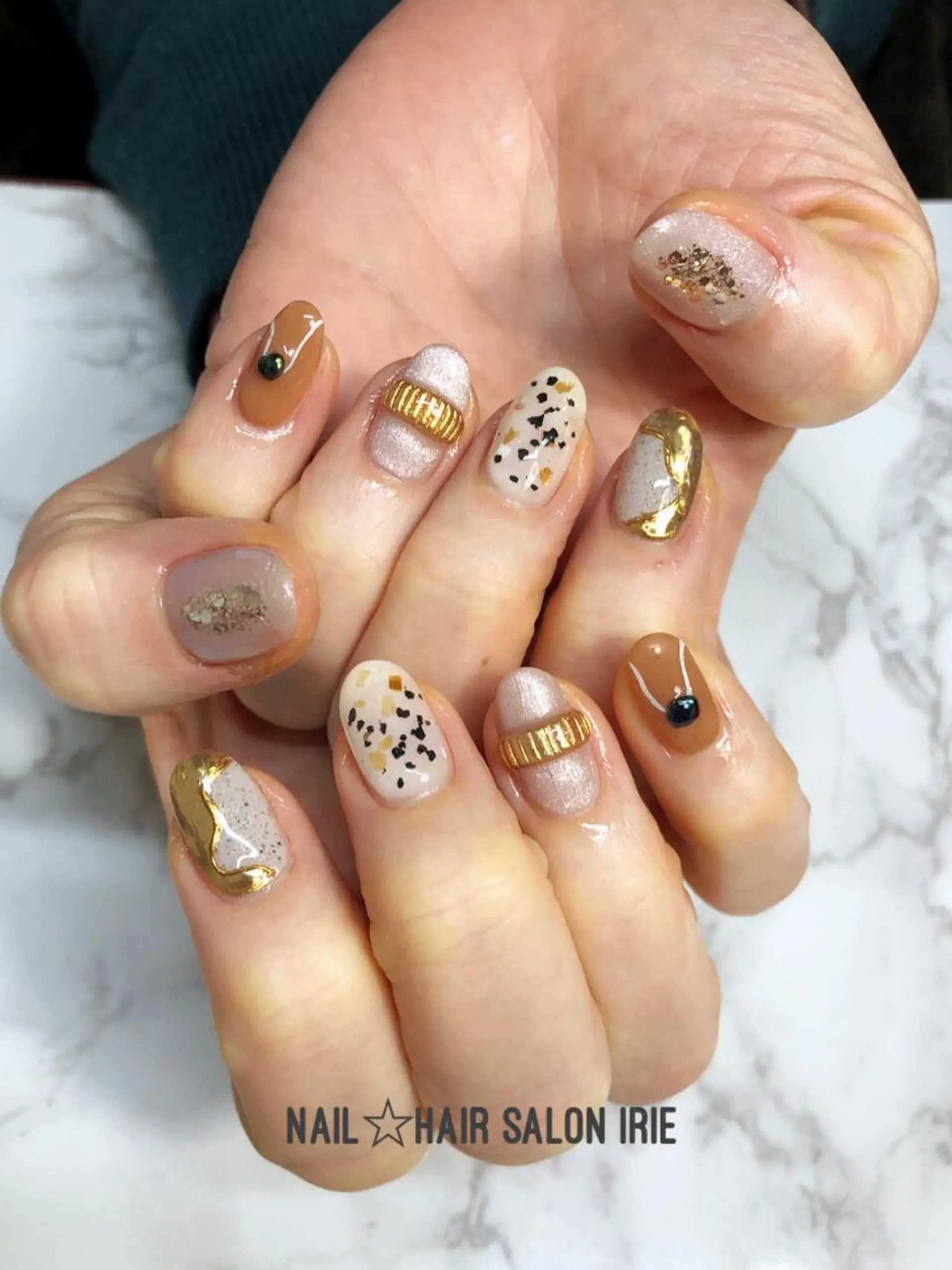 ネイル ハンドネイル Hair salon Irie所属・與儀 知佳のネイルデザイン