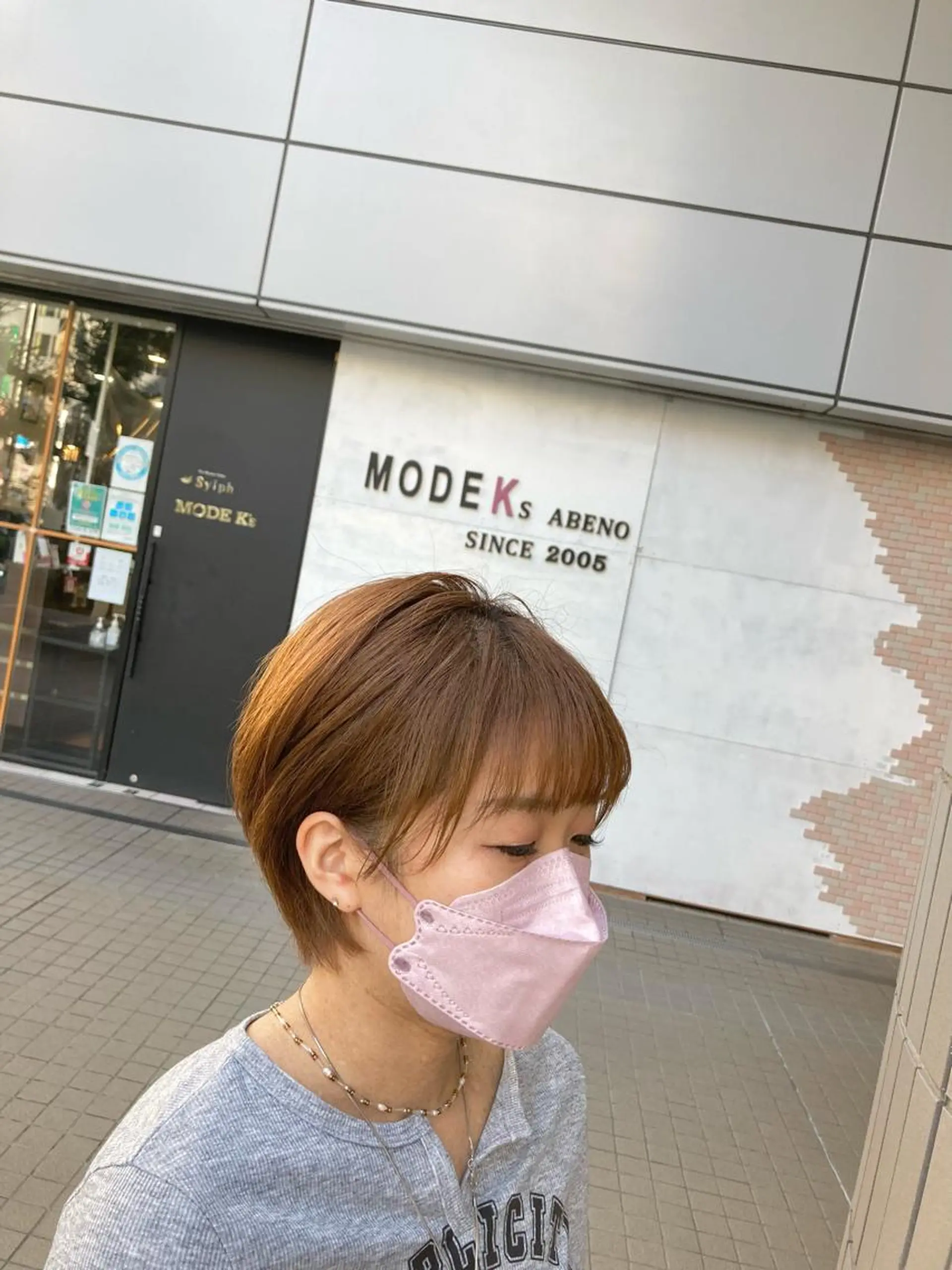 ショート カラー ショートヘア カット トリートメント SHAFT Ieiriのヘアスタイル