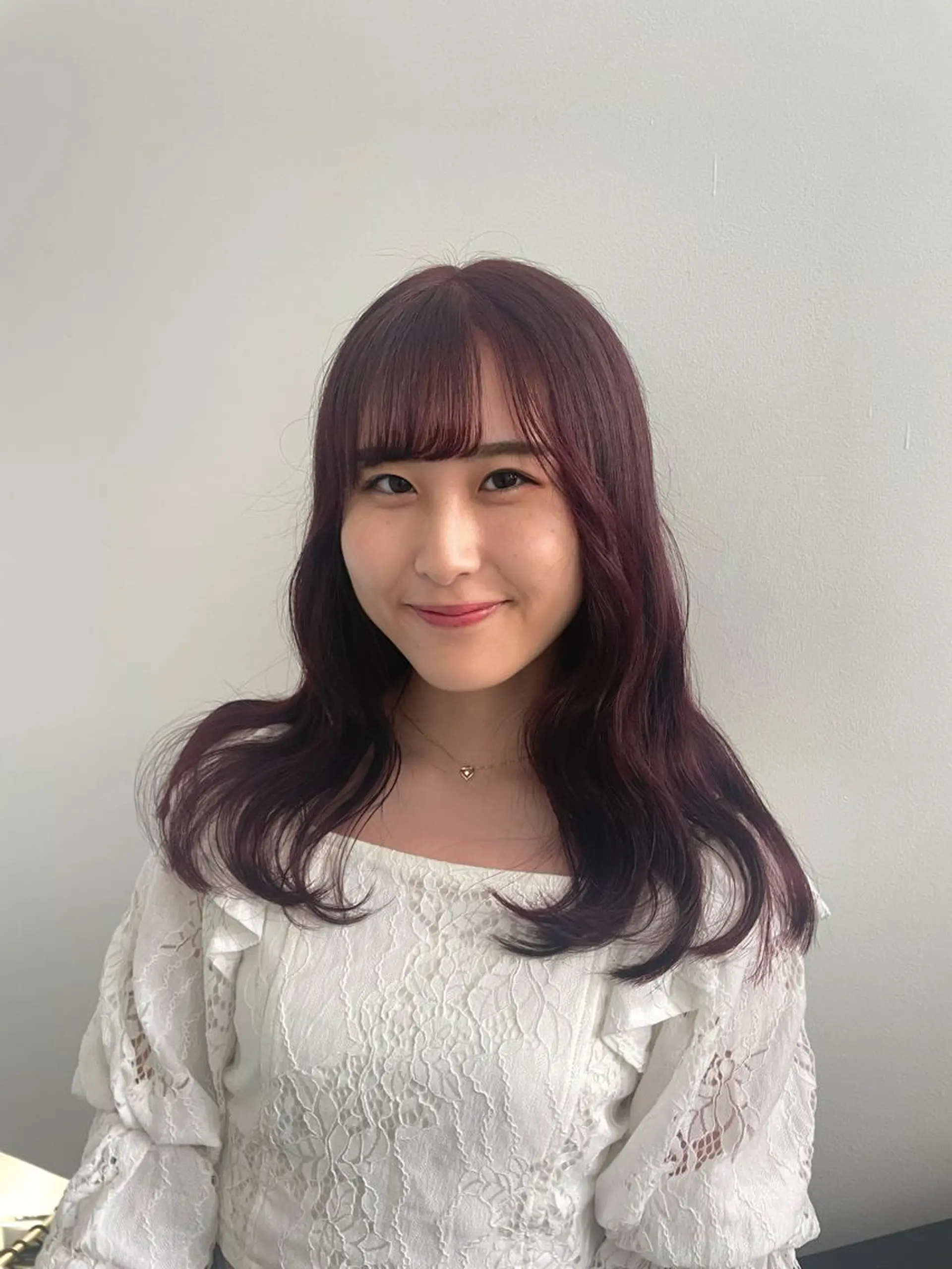 ロング カラー カット ヘアカラー 🌟暖色系ハイトーン 🌟AIのヘアスタイル