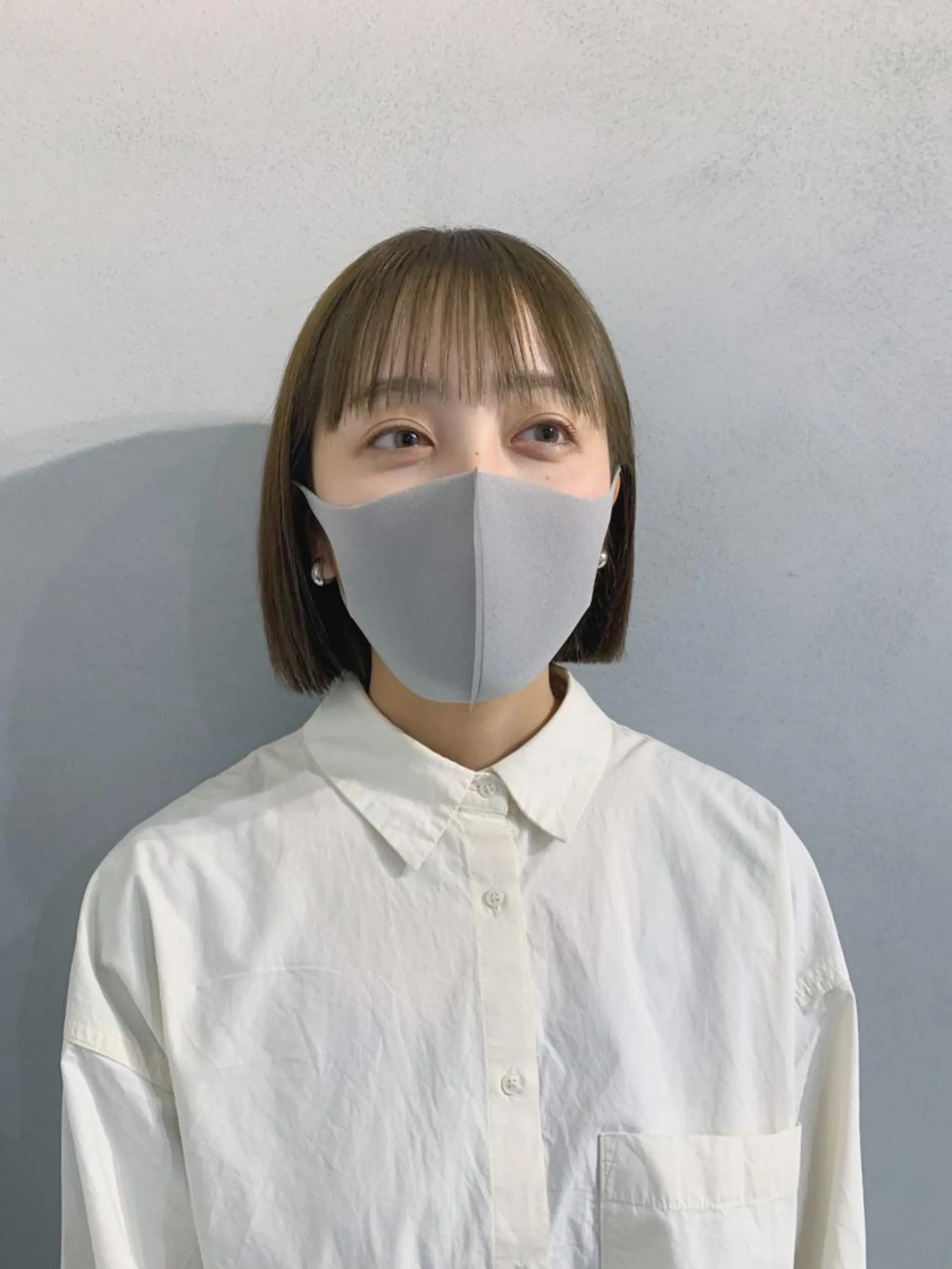 ショート カラー ボブパーマコテ巻き風 パーマNo1深江秀平のヘアスタイル