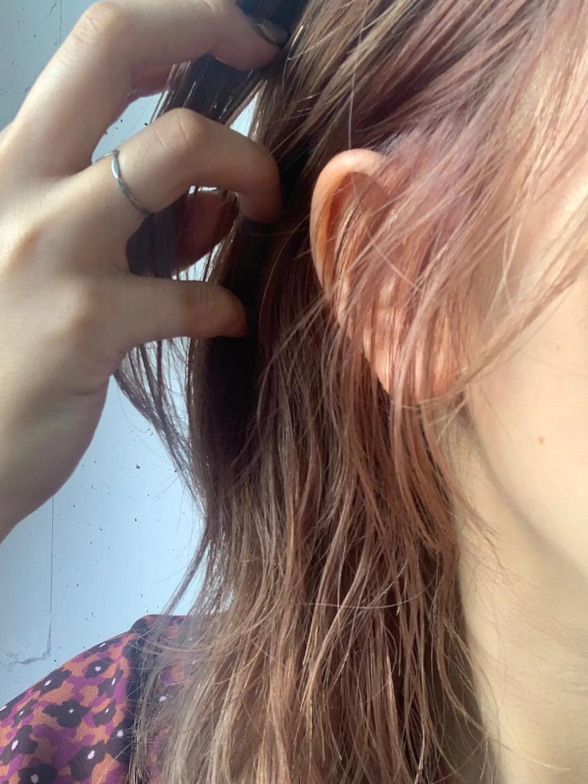 ミディアム カラー raika .のヘアスタイル