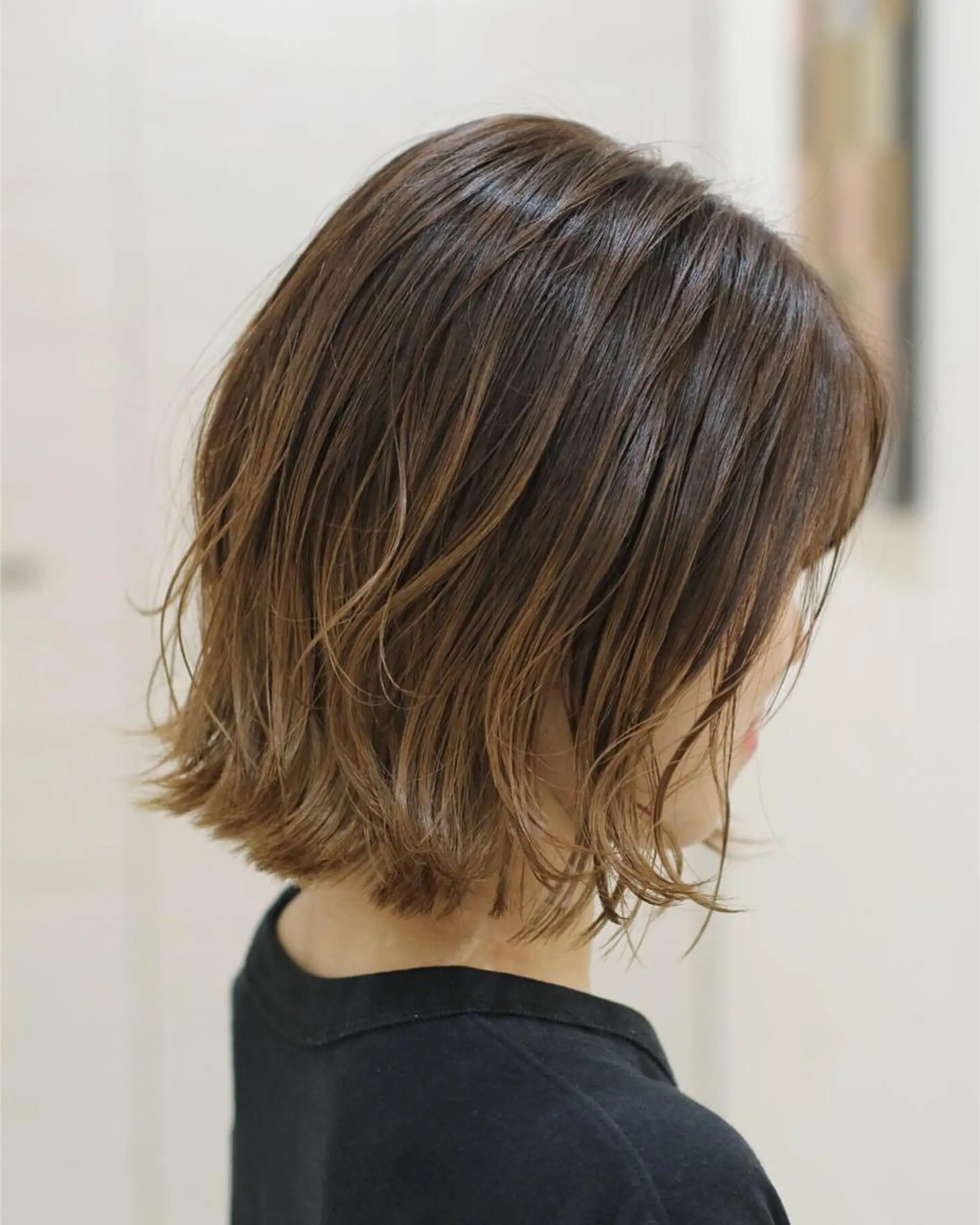 ミディアム カラー グラデーションカラー カット ヘアカラー トリートメント 斉藤 貴也のヘアスタイル