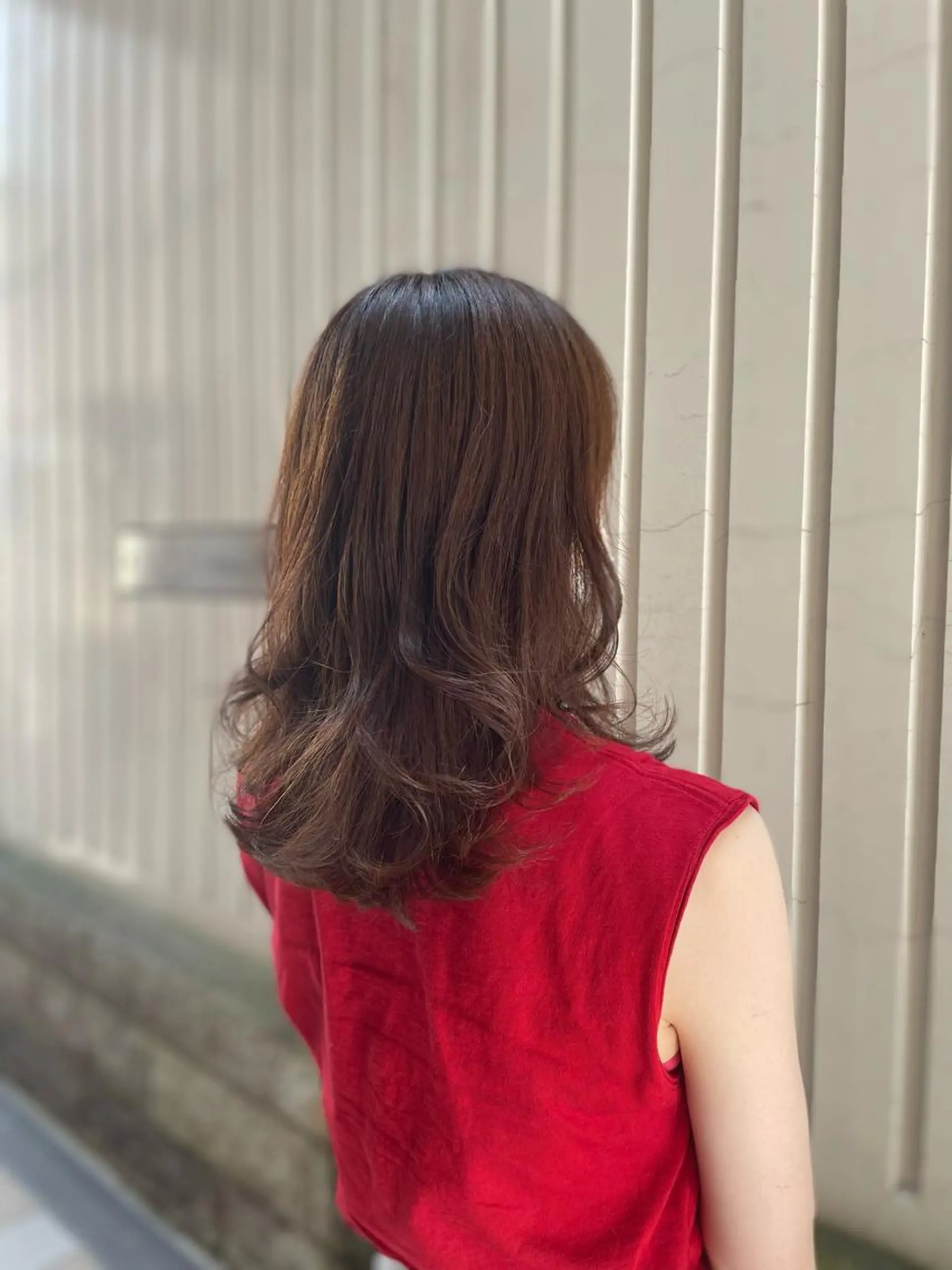 ミディアム レイヤーカット MIKU ナチュラルヘア✂️✨のヘアスタイル