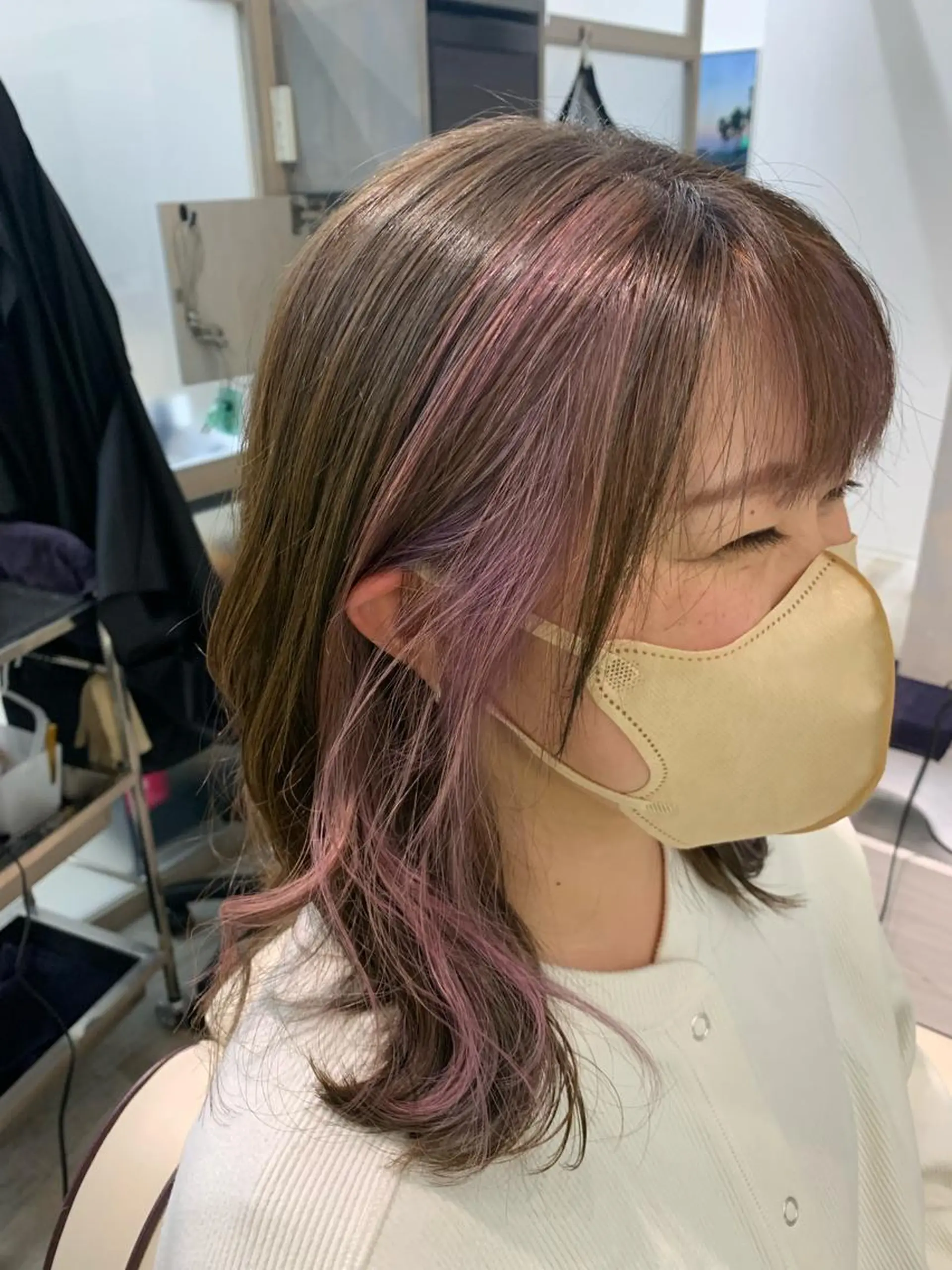 ミディアム 髪質改善×艶カラー Haruのヘアスタイル