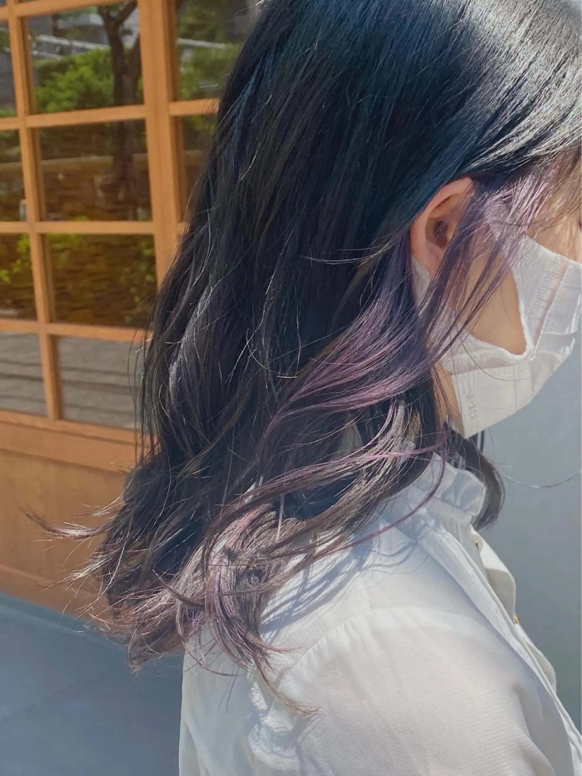 ミディアム カラー ヘアカラー 寒河江 舞奈のマツエク・マツパデザイン