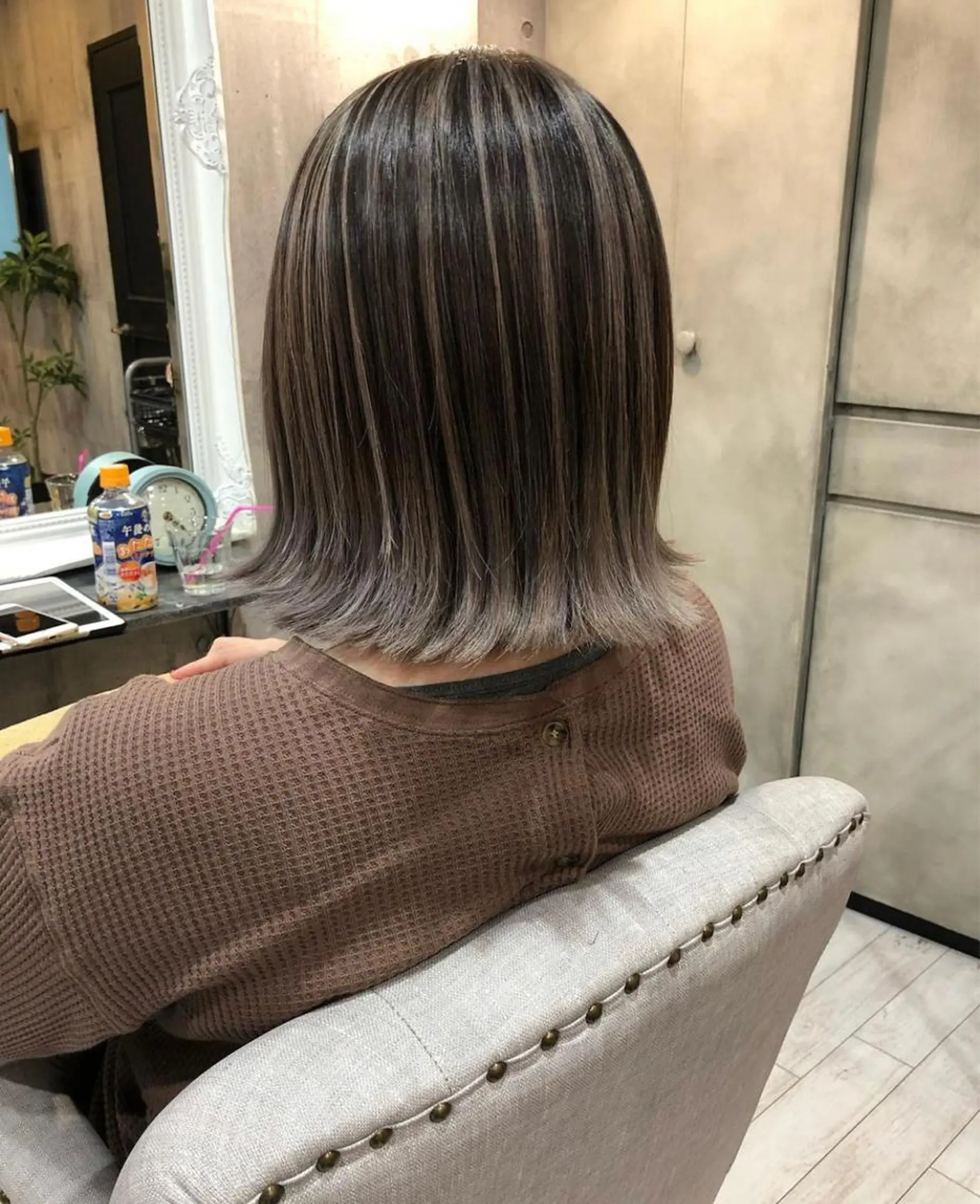 ミディアム ヘアカラー トリートメント GULF門前仲町所属・韓国風レイヤー ハイトーンRYOTAのヘアスタイル