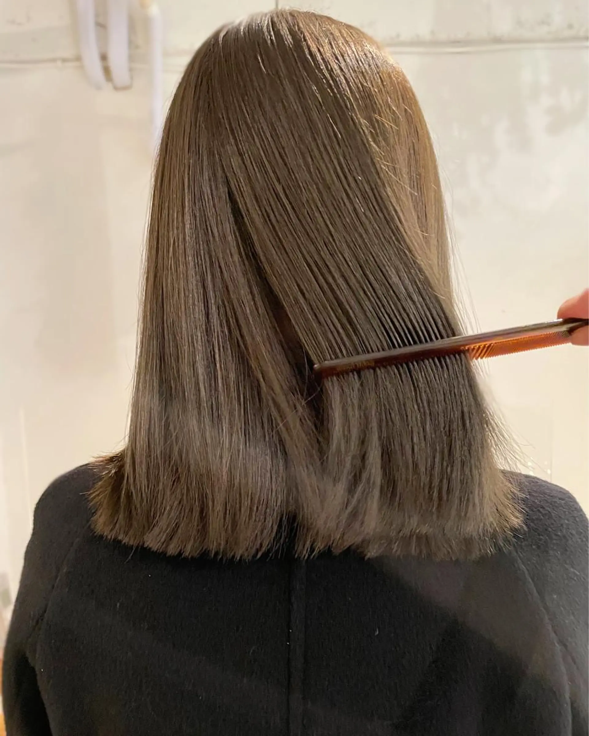 ミディアム カラー グレージュ NEST所属・お洒落似合わせボブ♡ mahiroのヘアスタイル