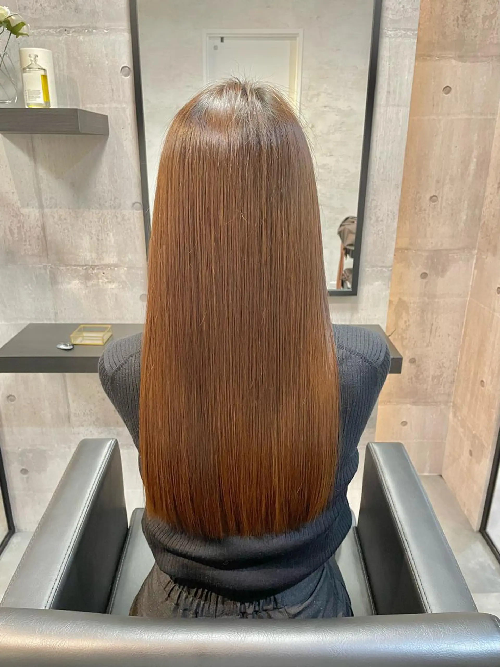 ロング カット トリートメント 👑髪質改善カラー 中垣斗希のヘアスタイル