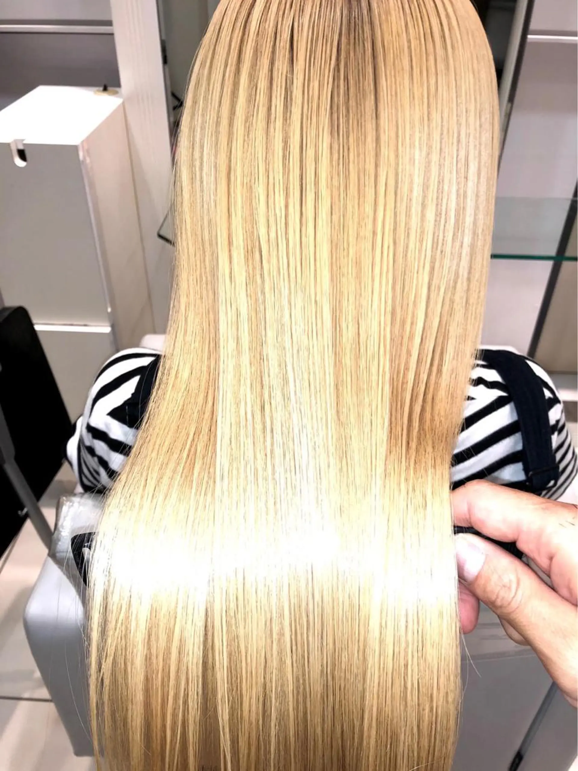 ロング カット 縮毛矯正 トリートメント ✨髪を傷ませない✨ 吉田ひじりのヘアスタイル