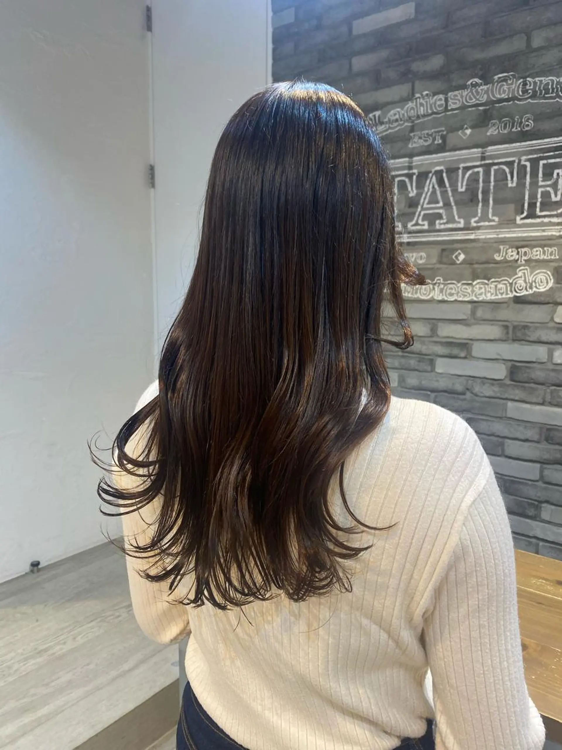 ロング カラー ブリーチ 透明感カラー ブリーチなしカラー 学生 韓国風ヘア 韓国ヘア☁️ mitsukiのヘアスタイル