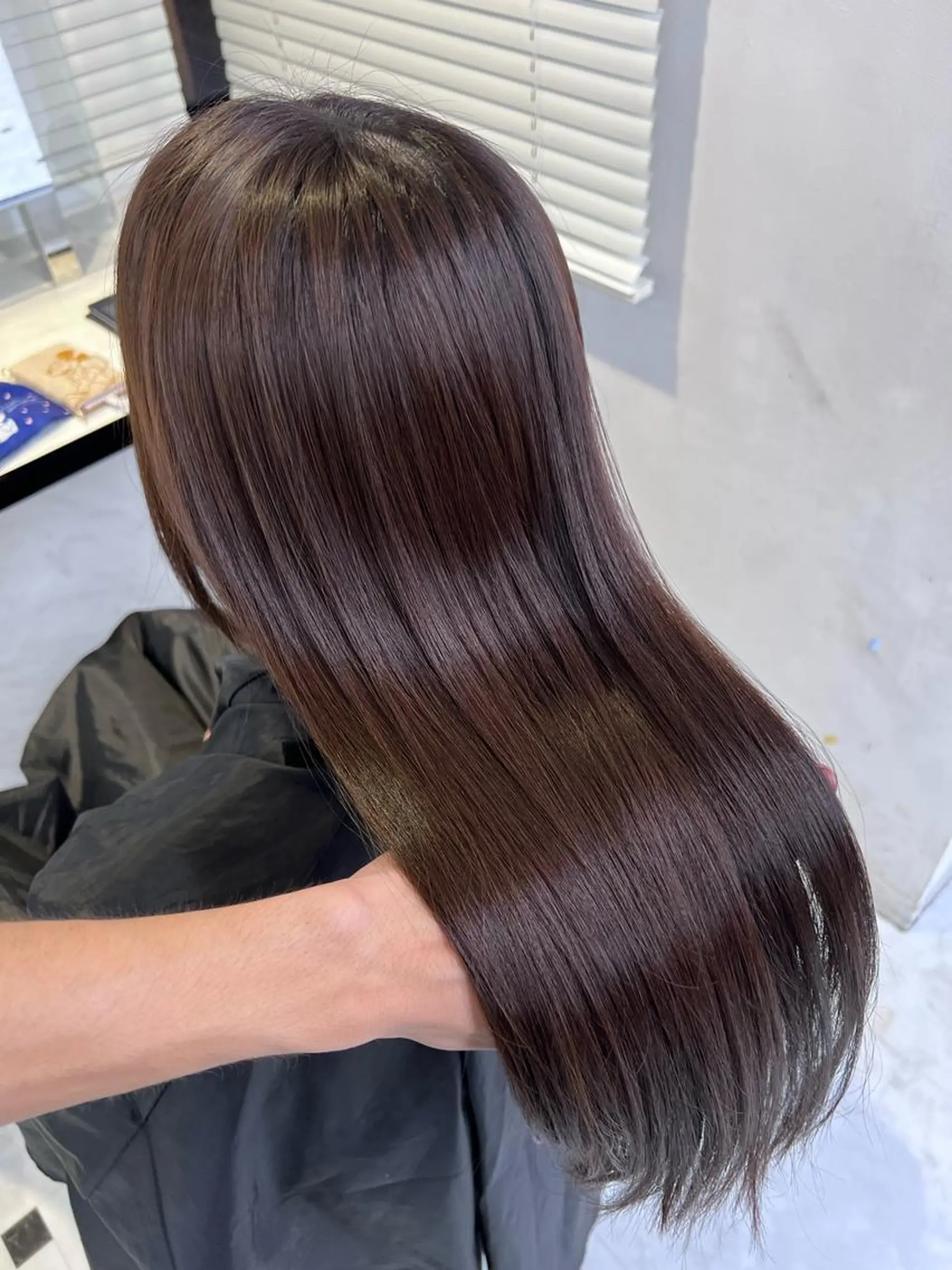 ロング カラー 似合わせカット EMIL/上野駅近 /ブリーチ縮毛矯正のヘアスタイル