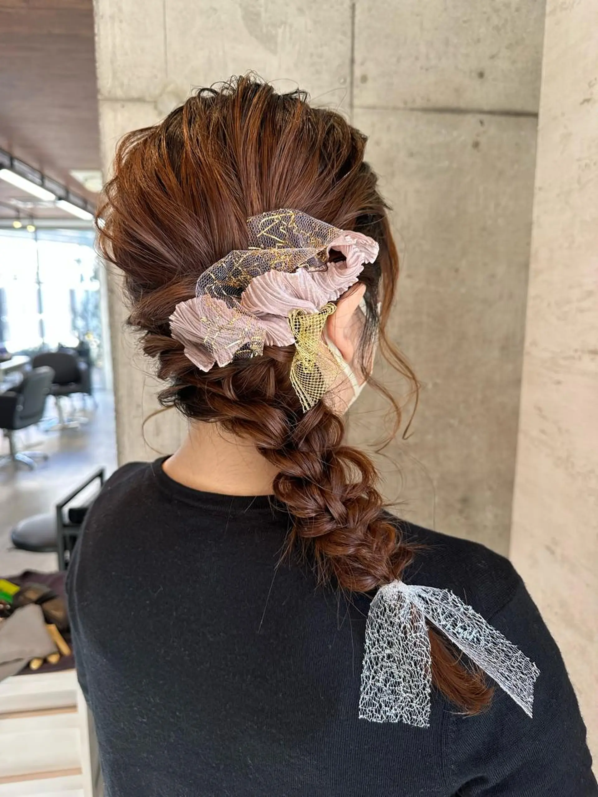 ロング ヘアアレンジ ヘアセット 女性に人気♪ はやしほのかのヘアスタイル