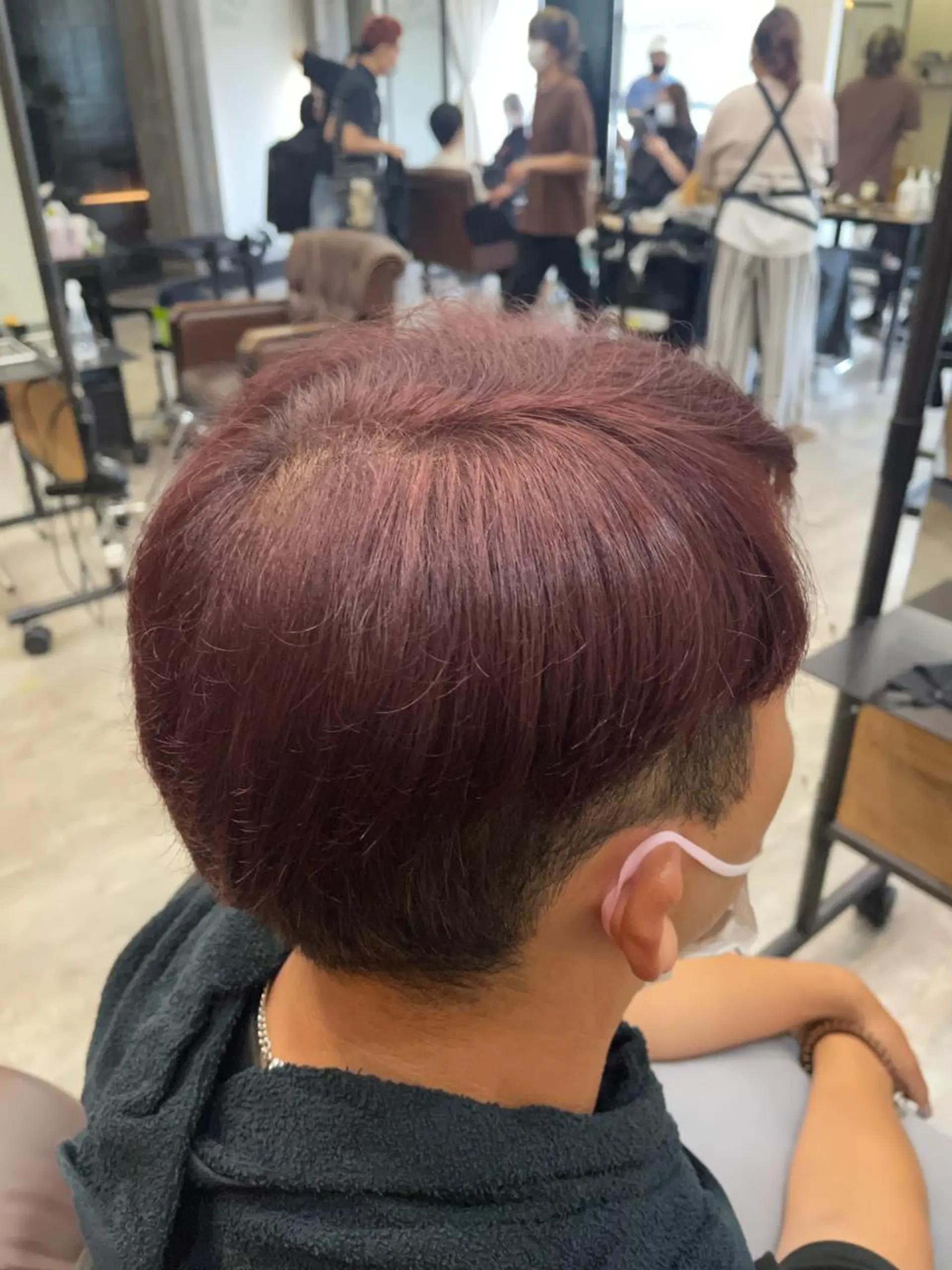 メンズ カット ヘアカラー 前田リサコ🌹 ✨艶髪職人のヘアスタイル