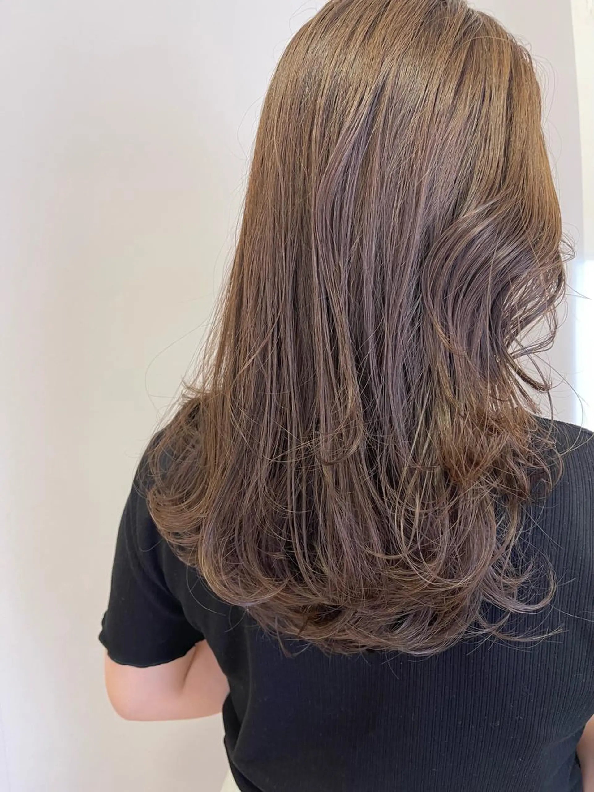 ミディアム カラー カット 縮毛矯正 トリートメント Tamagawa Sakiのヘアスタイル