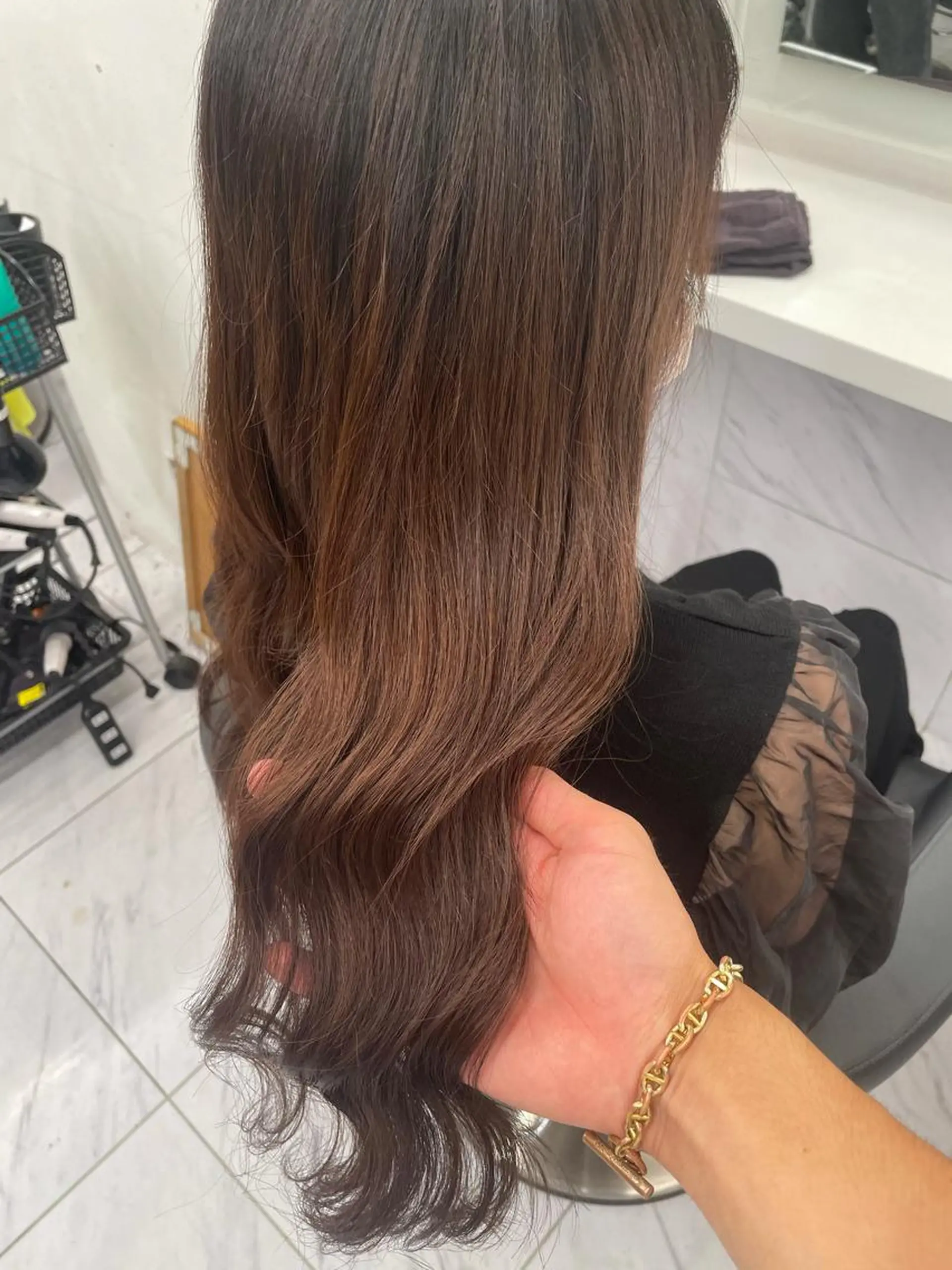 ロング ヘアアレンジ salowin新宿East3階所属・艶美髪/髪質改善 /縮毛矯正/木元渓太のヘアスタイル