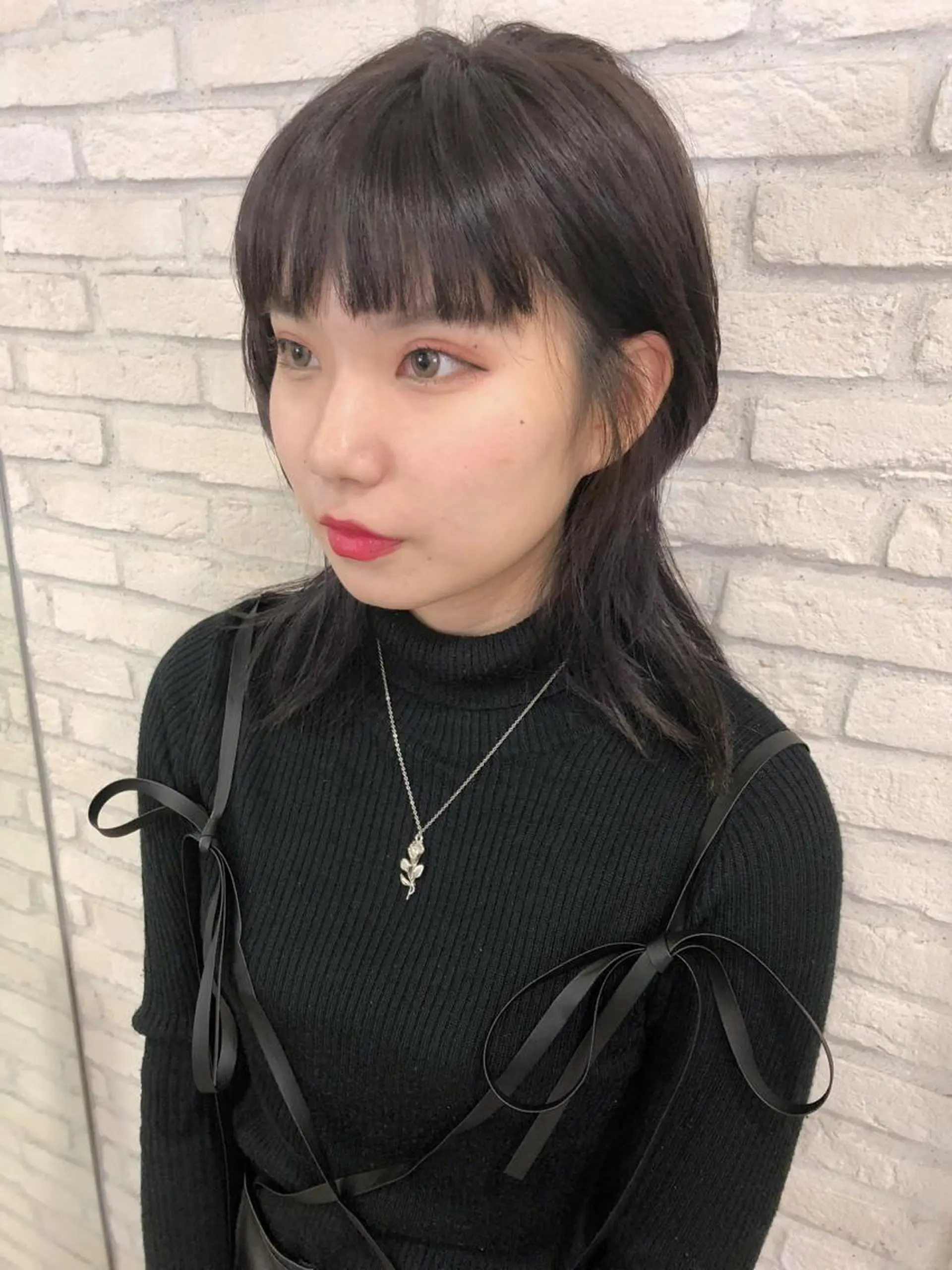 ミディアム カラー ラベンダーカラー HAUS 片山みほのヘアスタイル