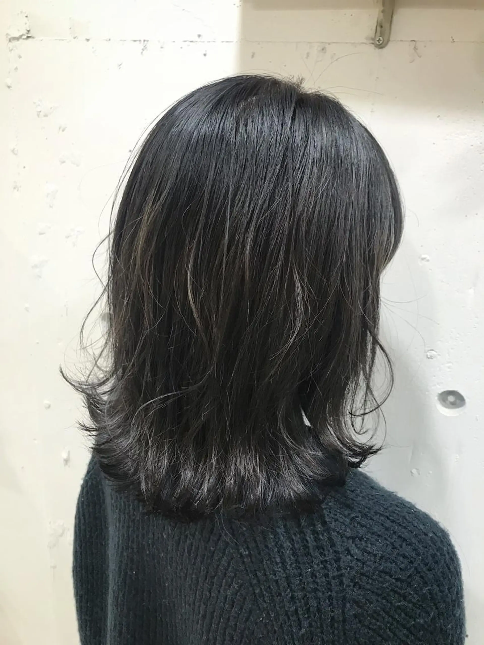 ミディアム カラー ブルーカラー 透明感カラー グレージュ ハイライトカラー ハイライト ヘアカラー トリートメント 🍑艶髪✖️暖色系 ✨momoka🍑のヘアスタイル