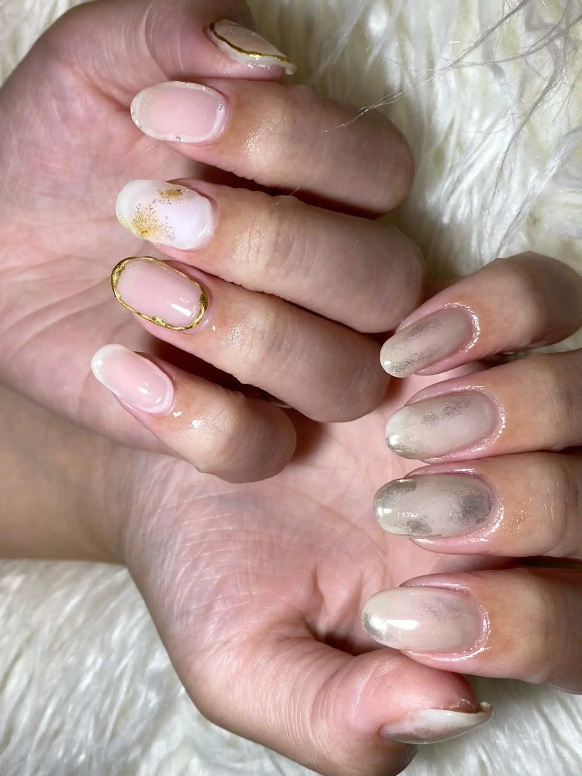 ネイル 持ち込み ニュアンスネイル private salon NIKOのネイルデザイン