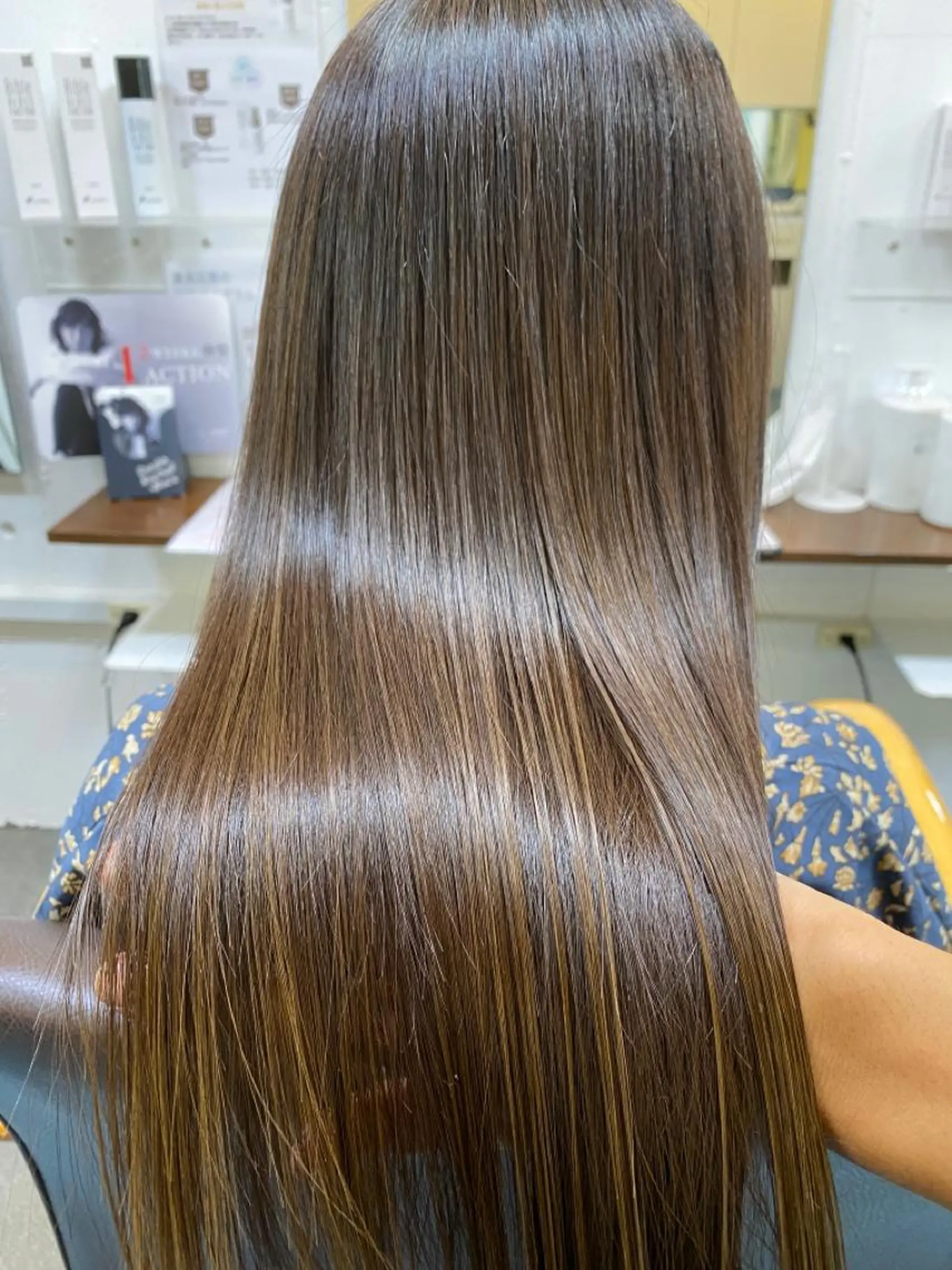 ロング カラー 髪質改善 トリートメント カット ヘアカラー トリートメント 【髪質改善】に特化 オリーブオイルクラブのヘアスタイル