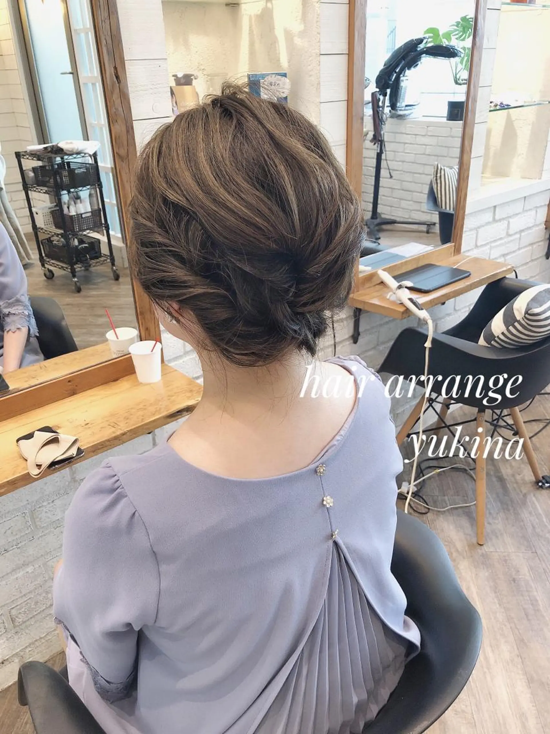 ミディアム ボブ ヘアセット Hair Salon BOTTOMS所属・✨透明感ケアカラー✨ 長野ゆきなのヘアスタイル