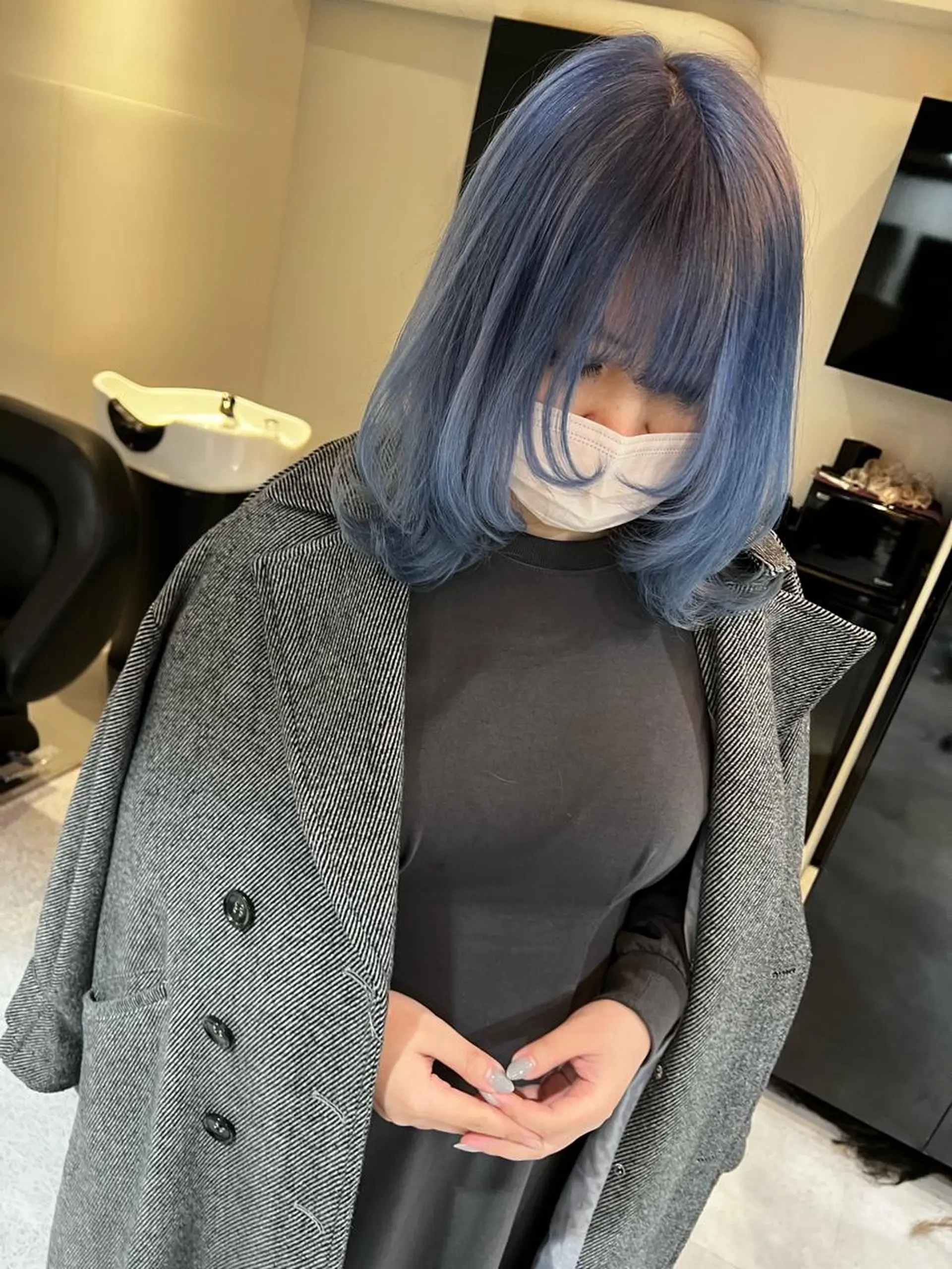 カラー ラベンダーカラー ヘアカラー トリートメント PSY(サイ)所属・PSY(サイ)池袋 金田尚久🎨のヘアスタイル