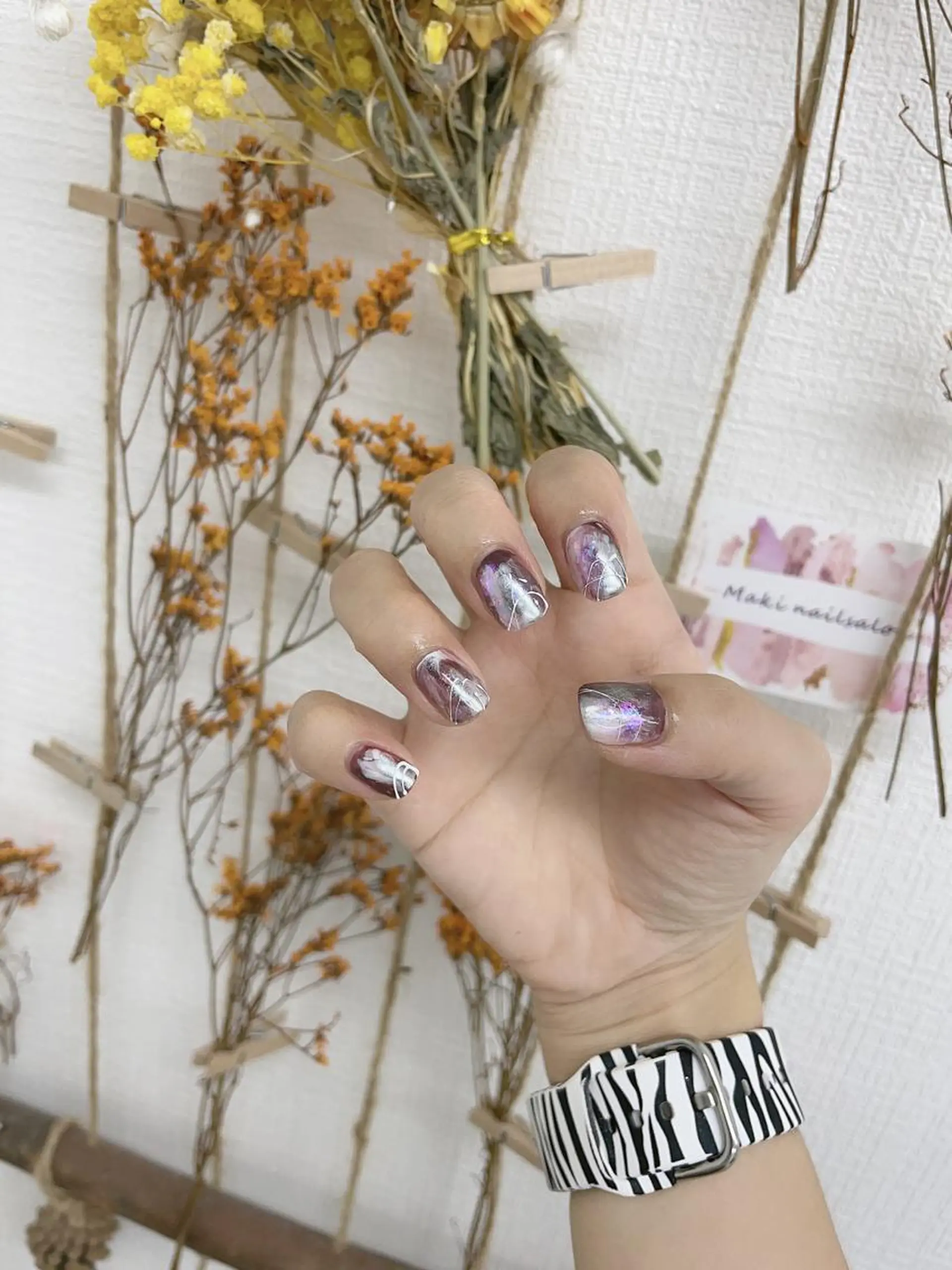 ネイル ハンドネイル マキ ネイルサロンのネイルデザイン