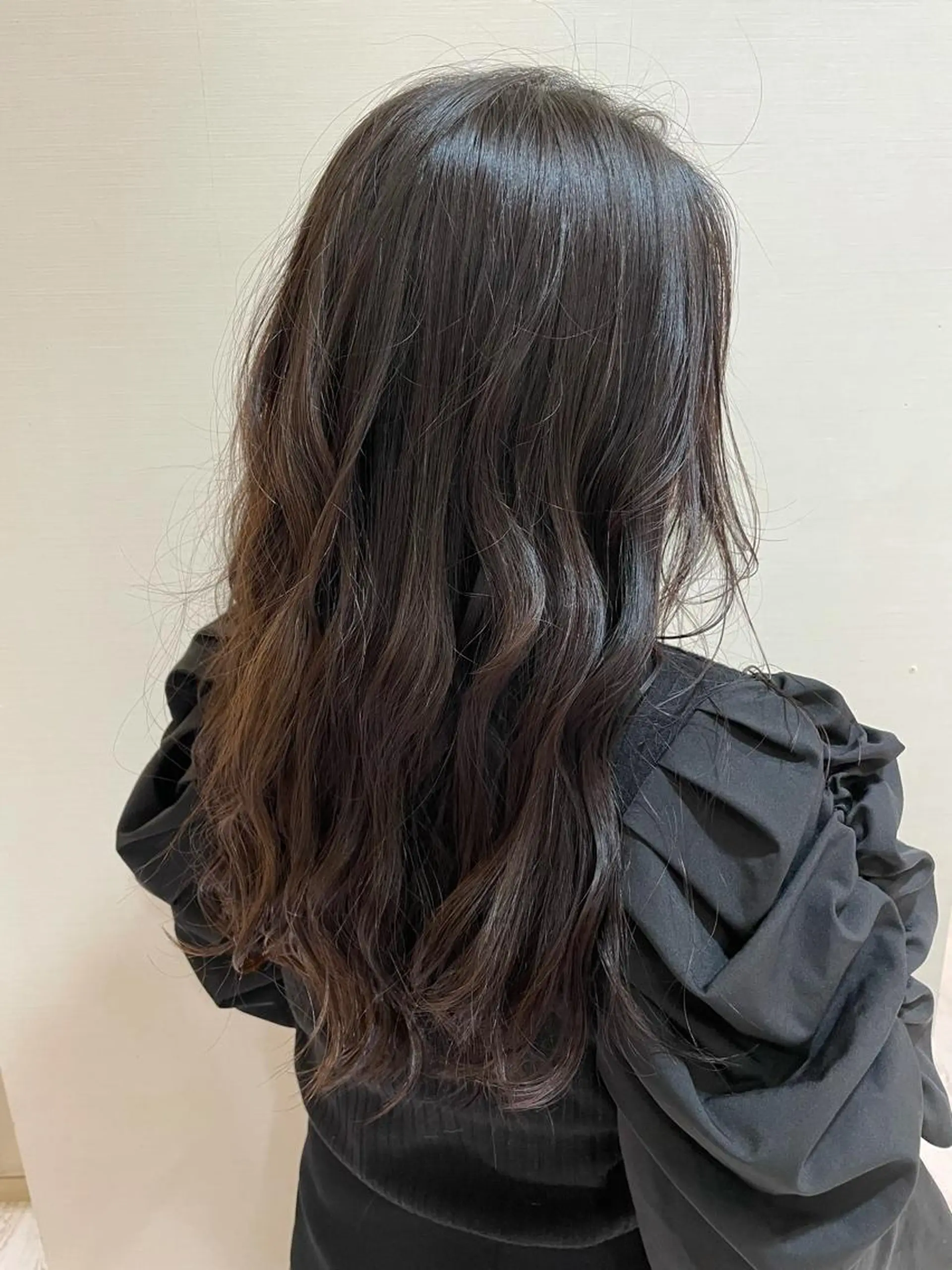 セミロング カラー 淡路上新庄/髪質改善 .艶カラー/野口春貴のヘアスタイル