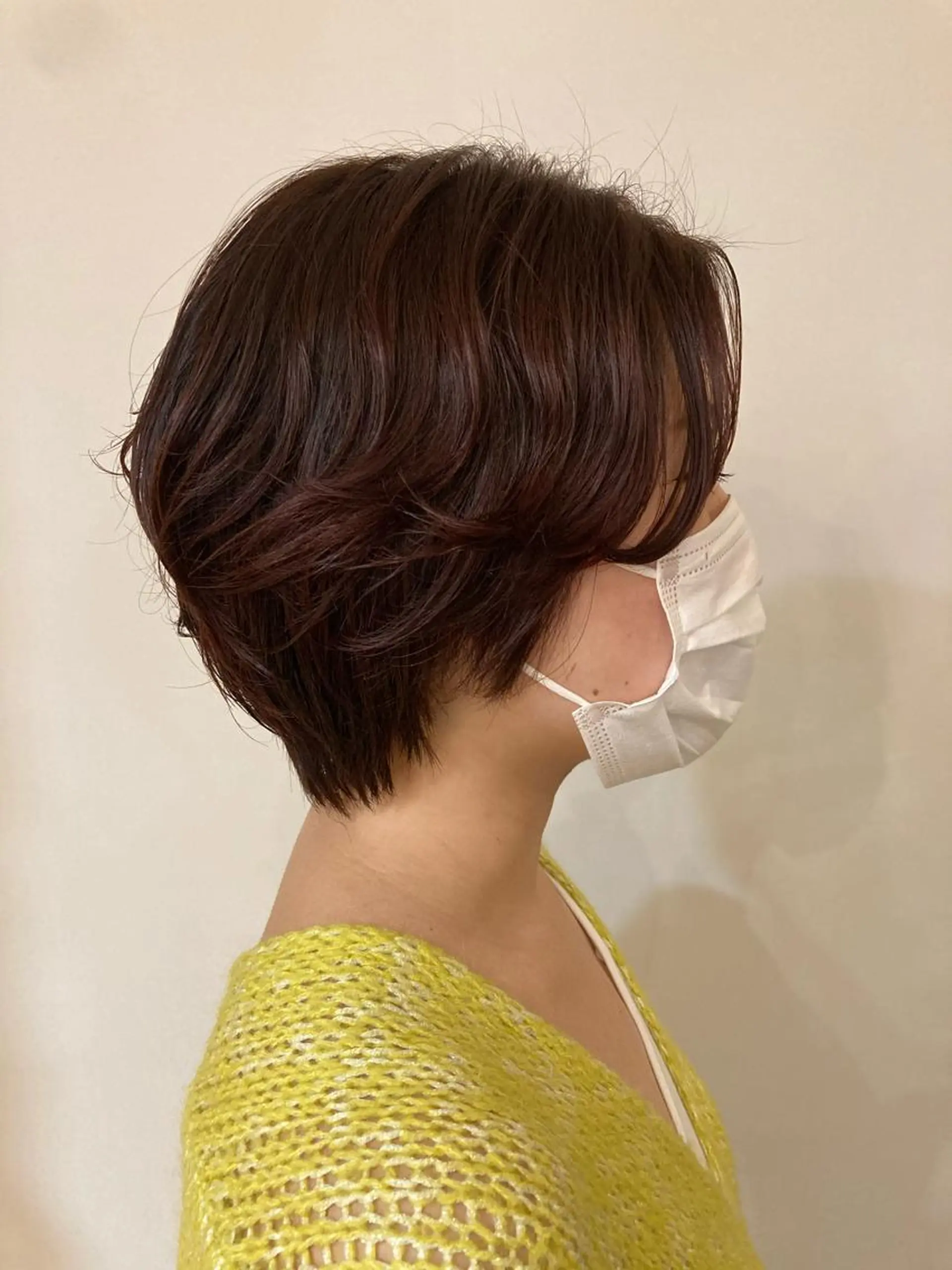 ショート カラー 水島 悠香子のヘアスタイル