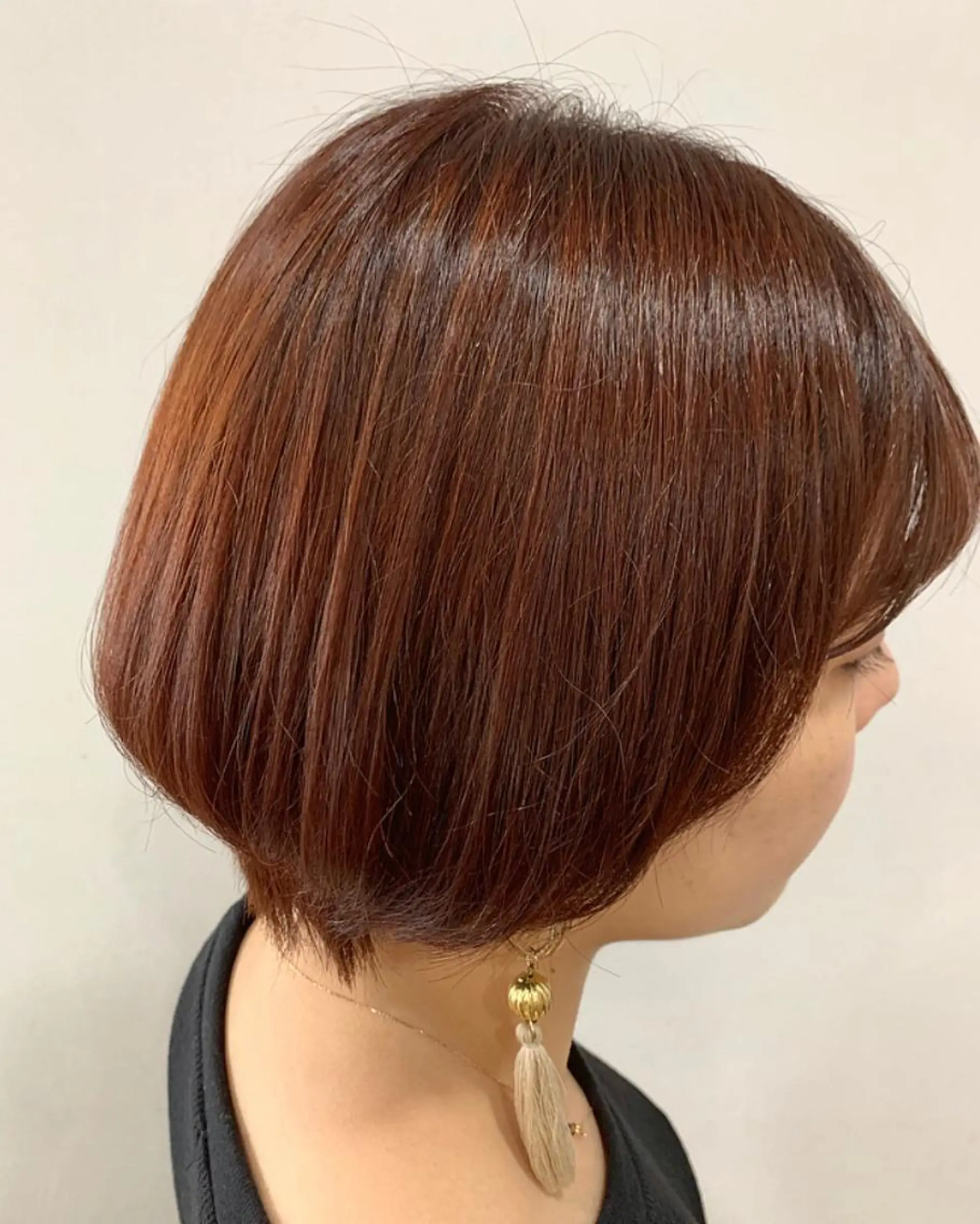 ショート カラー 脱白髪染め美容師 竹内涼乃のヘアスタイル