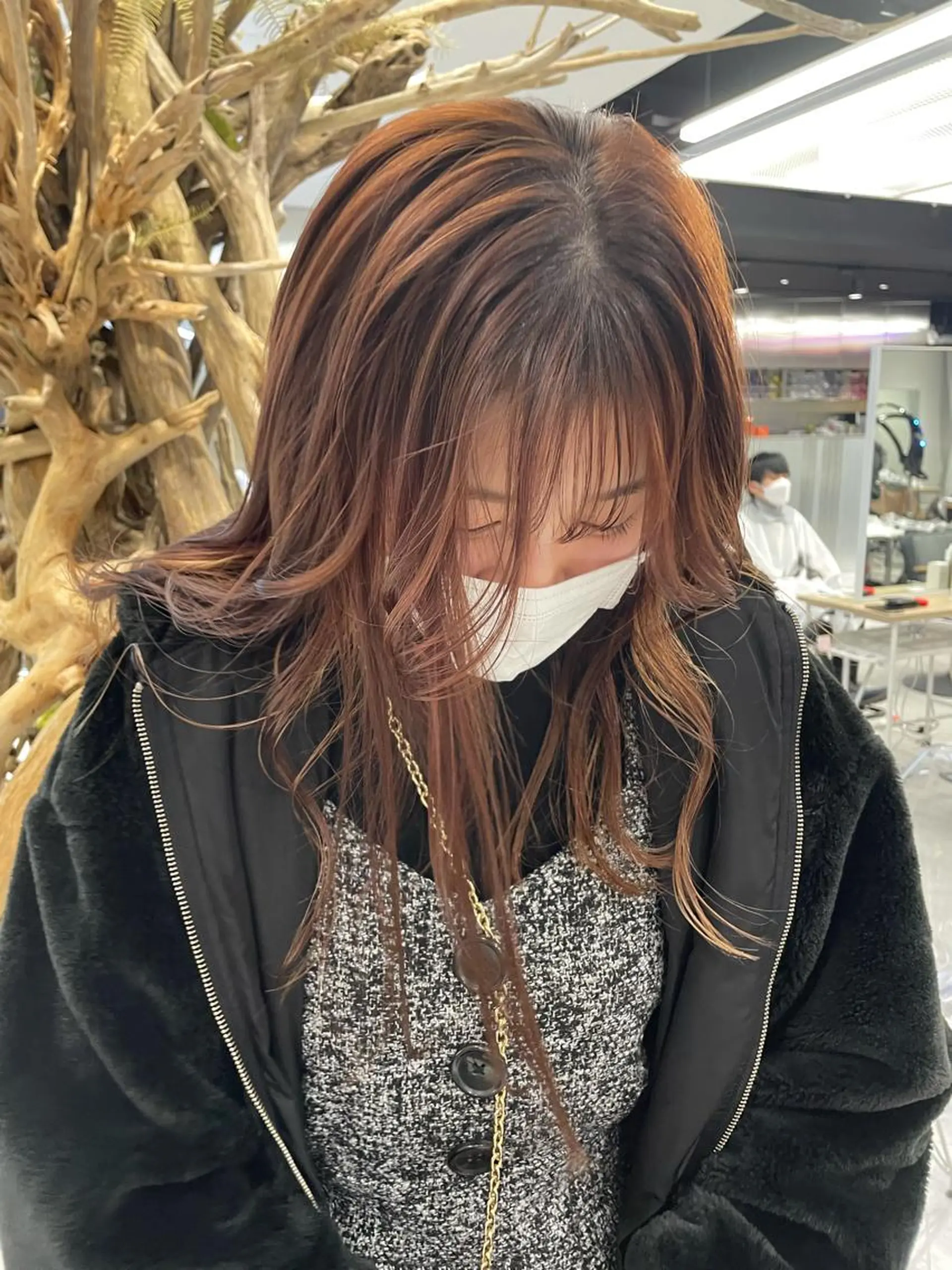 ロング カラー モモ 🍑のマツエク・マツパデザイン