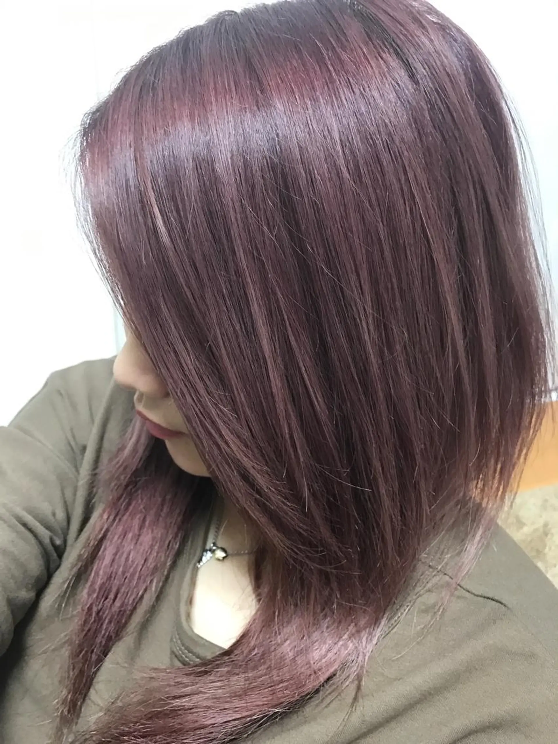 ロング カラー ピンクカラー パープルカラー メンズ特化👨 細谷碧海のヘアスタイル