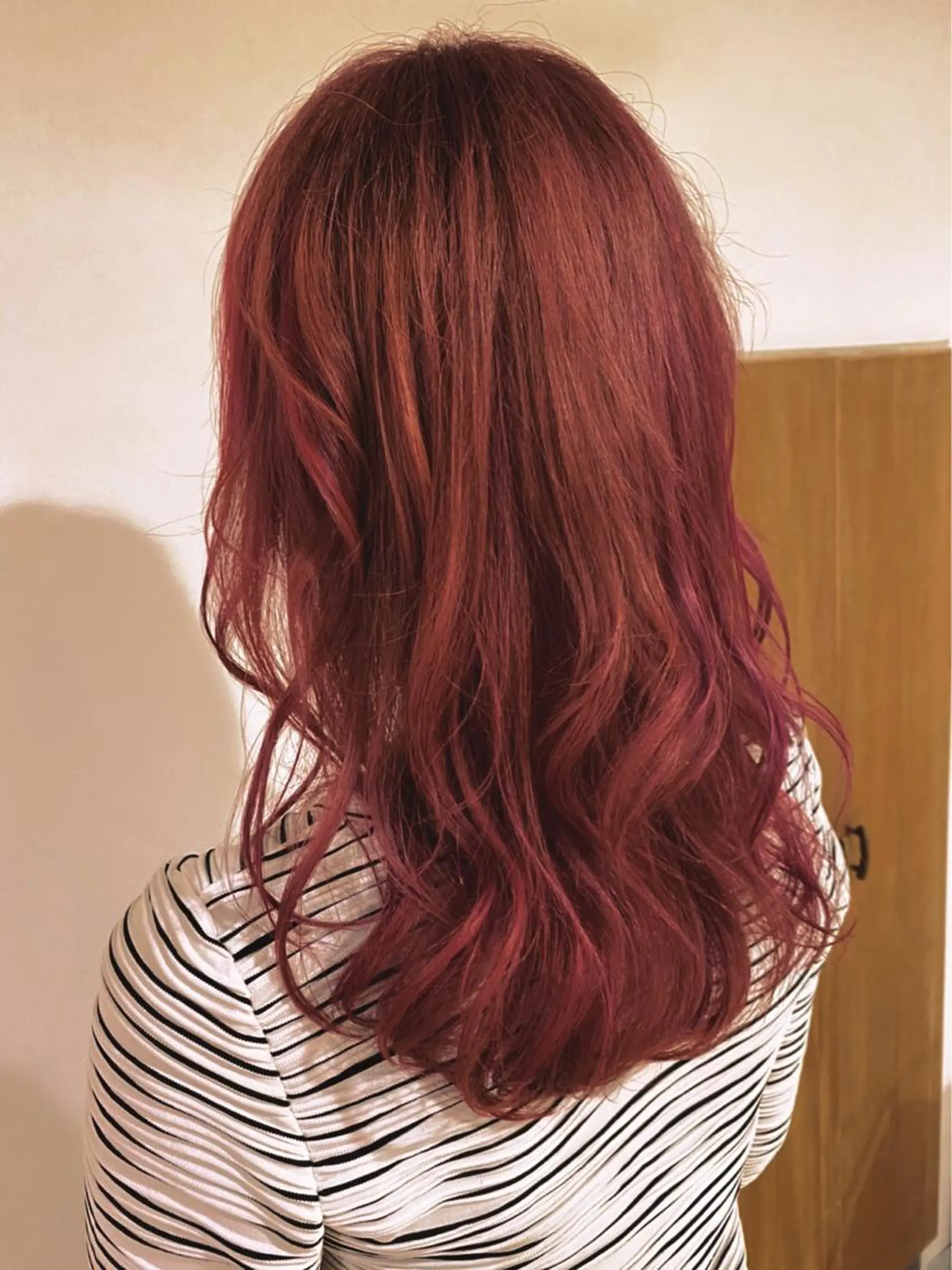 セミロング カラー Ate by little所属・青木 梢のヘアスタイル