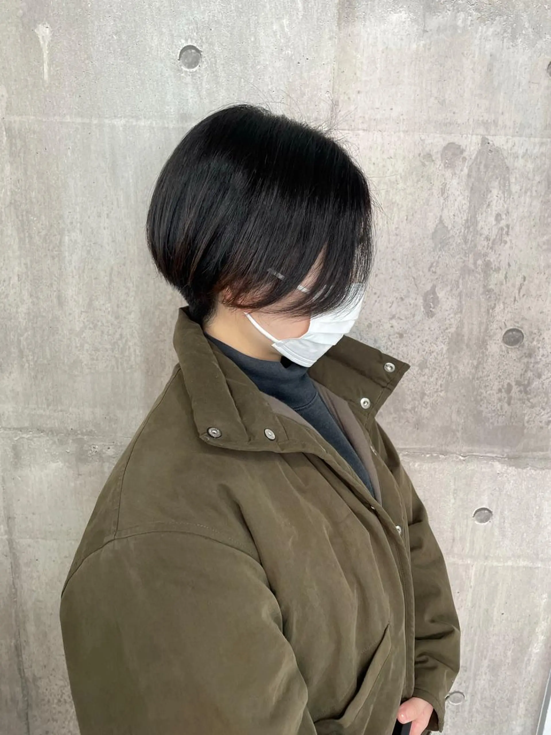 ショート ハンサムショート ショートヘア カット ヘアカラー _WHITE浜松店 もえかのヘアスタイル