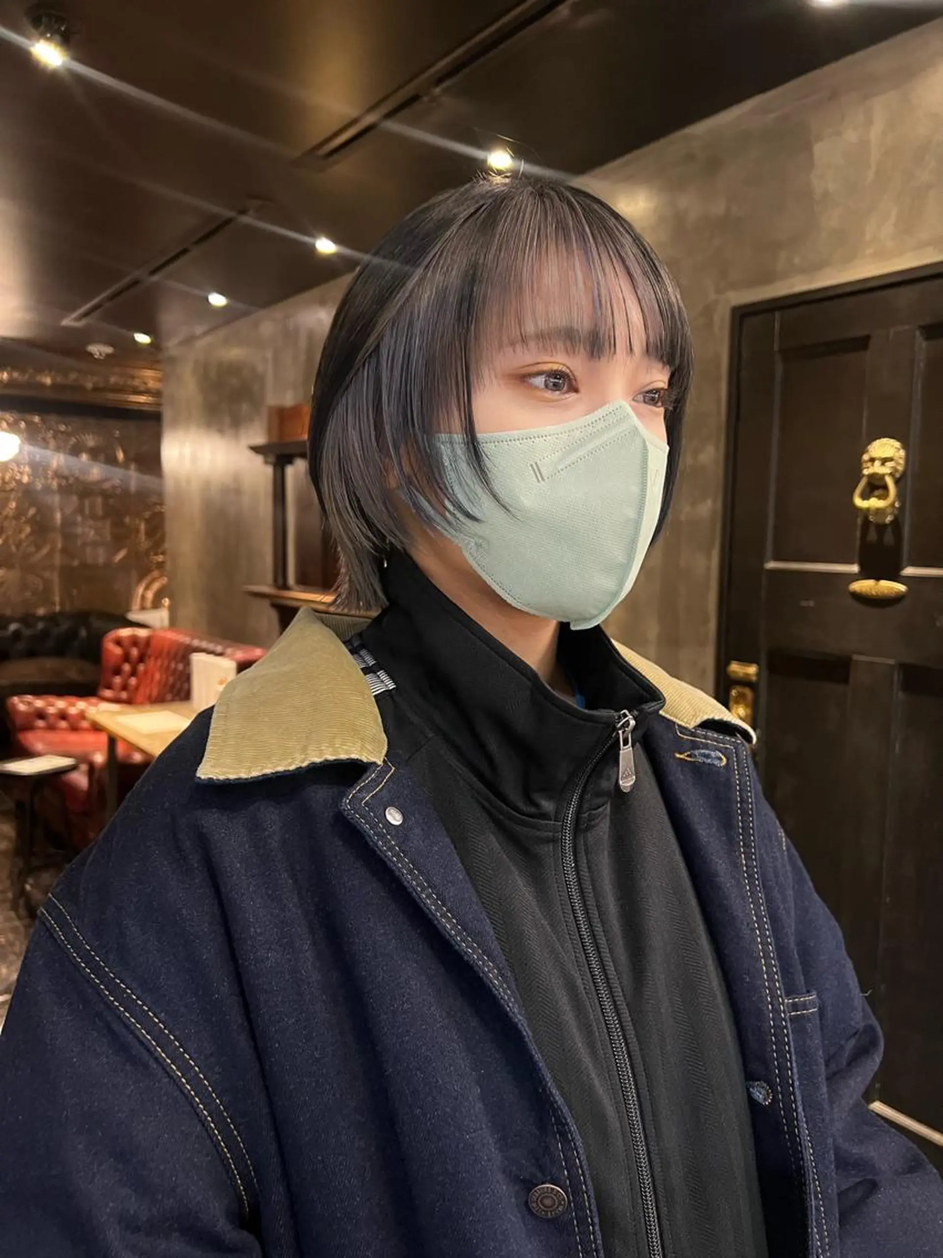 ミディアム カラー カット ヘアカラー haco＋所属・圧倒的デザイン力 店長🎨RENAのヘアスタイル