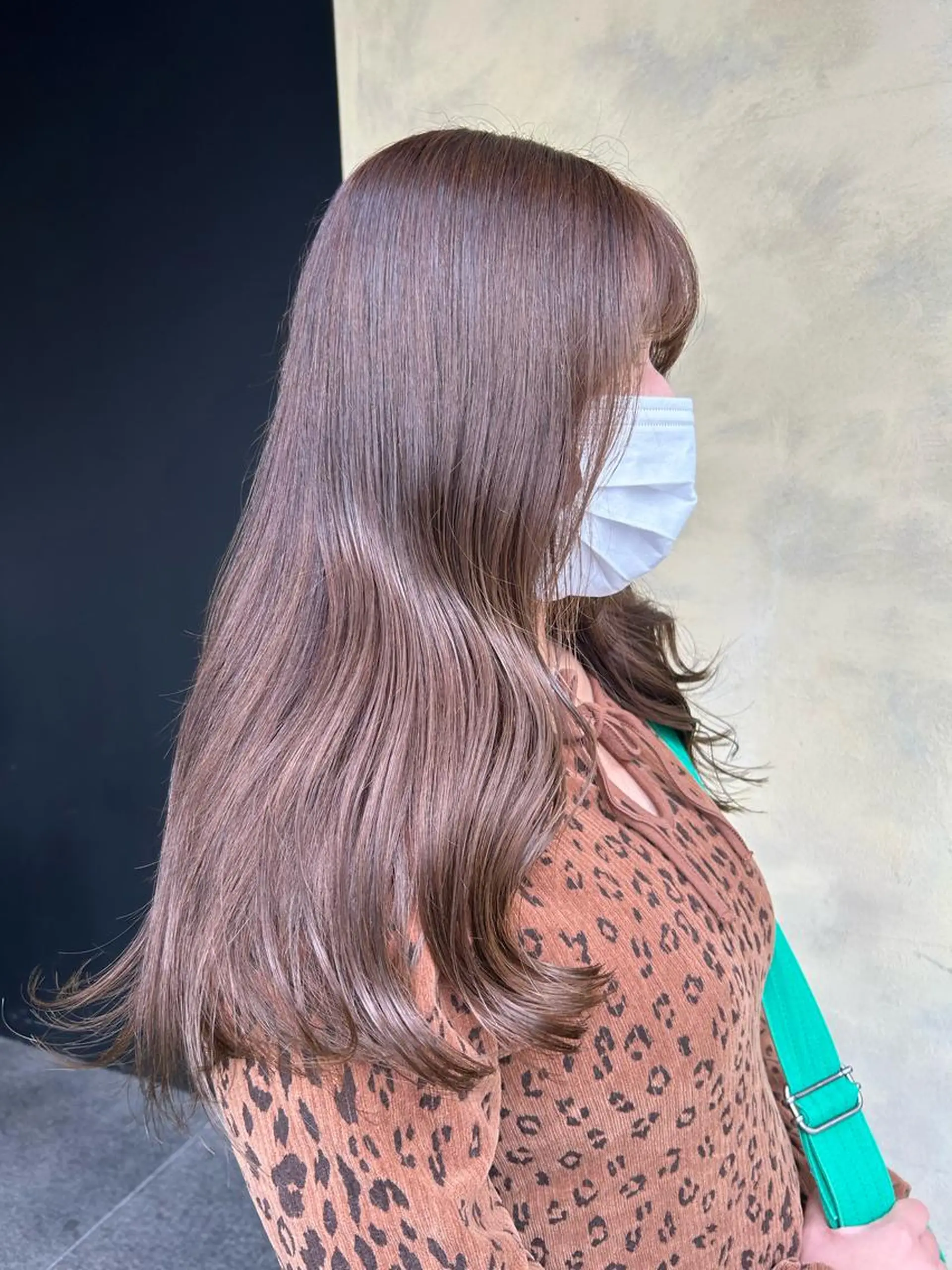 ロング カラー ブラウンカラー 髪質改善 レピア　博多駅前店所属・LEPIA 博多駅前店のマツエク・マツパデザイン